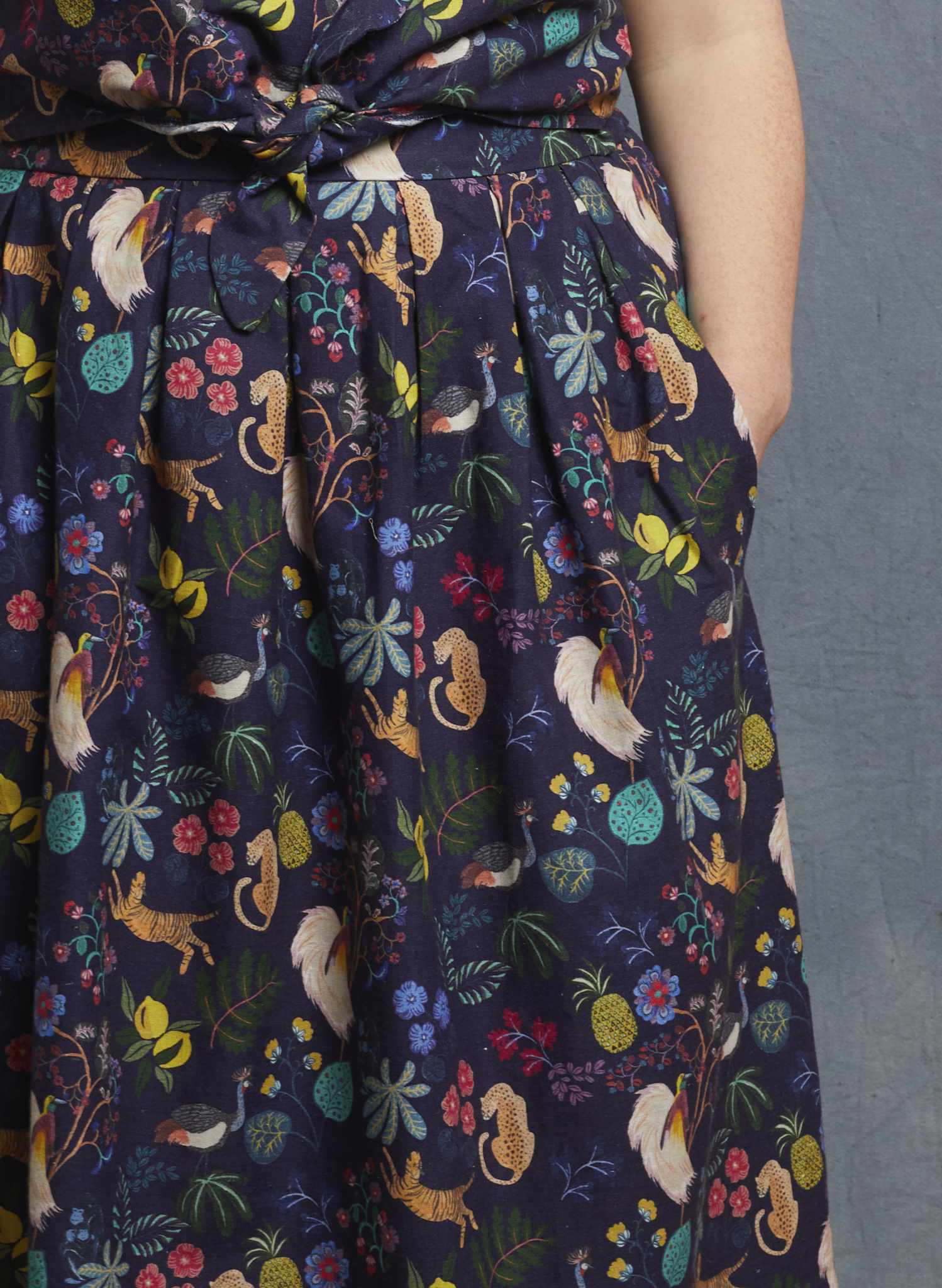 Florence Skirt - Navy Paradise Graden