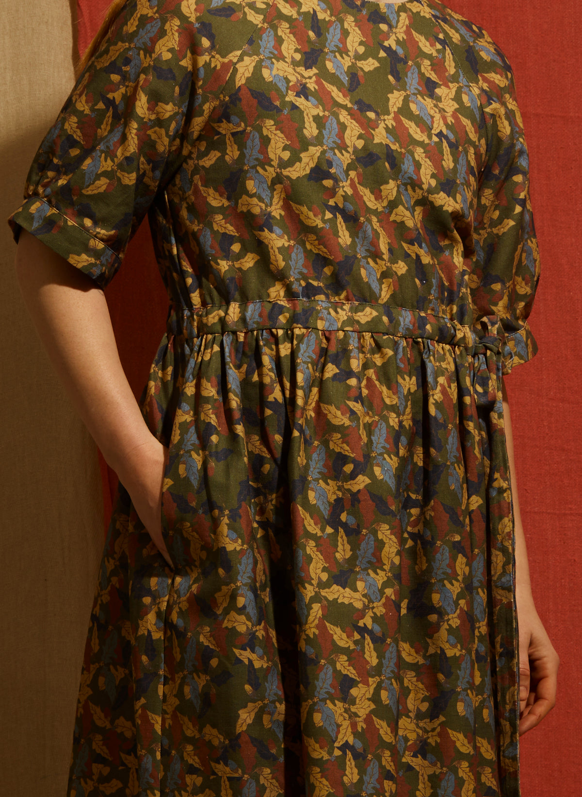 Juliette Dress - Green Acorns