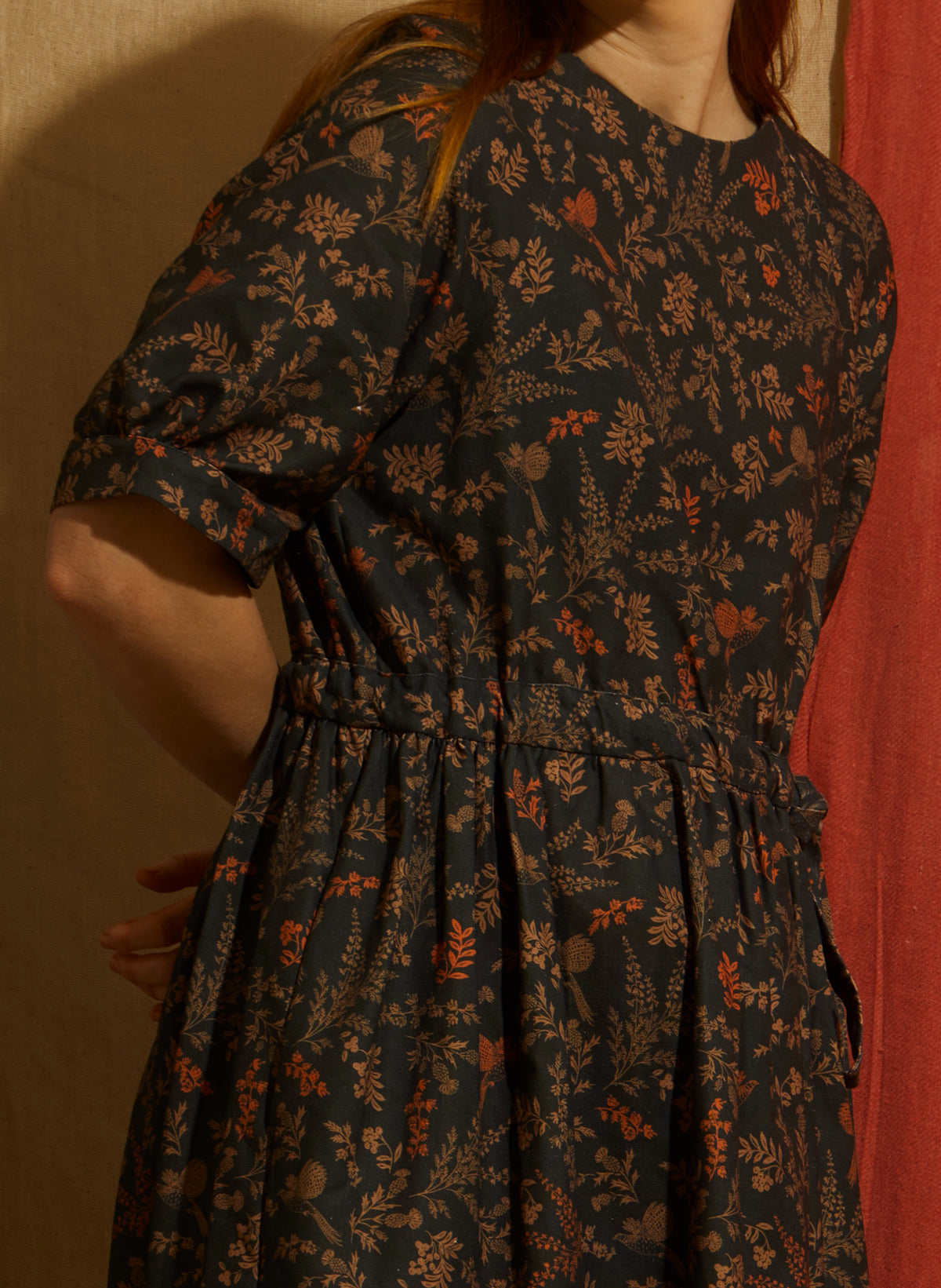 Juliette Dress - Navy Ancient Deer