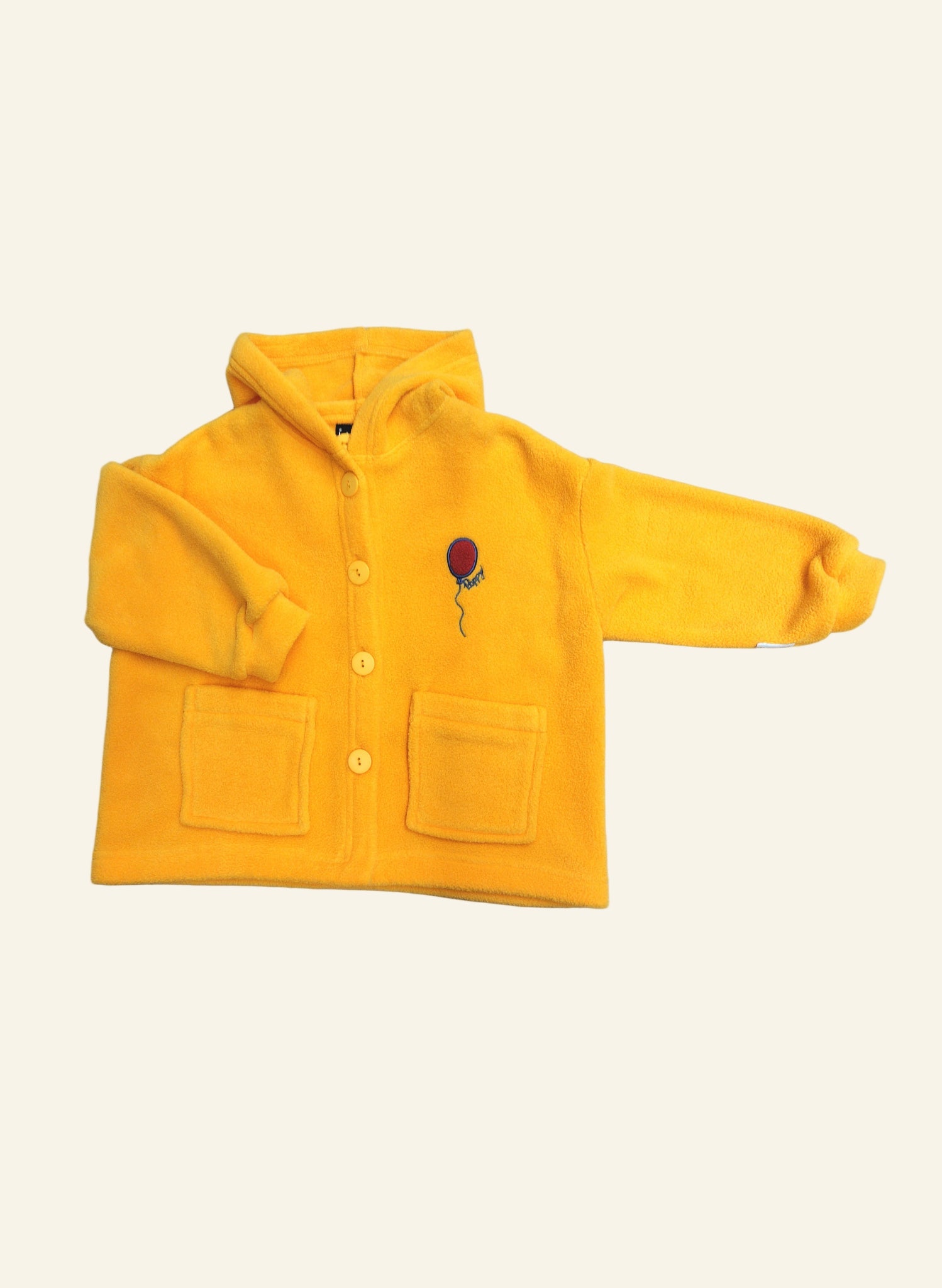 Children's Hooded Balloon Jacket - Yellow