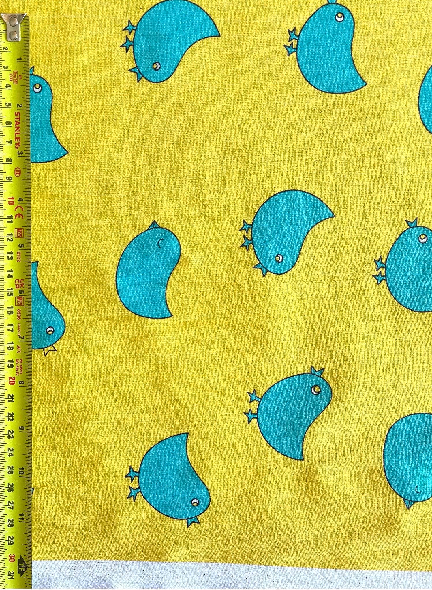 Yellow Chick Fabric - Cotton