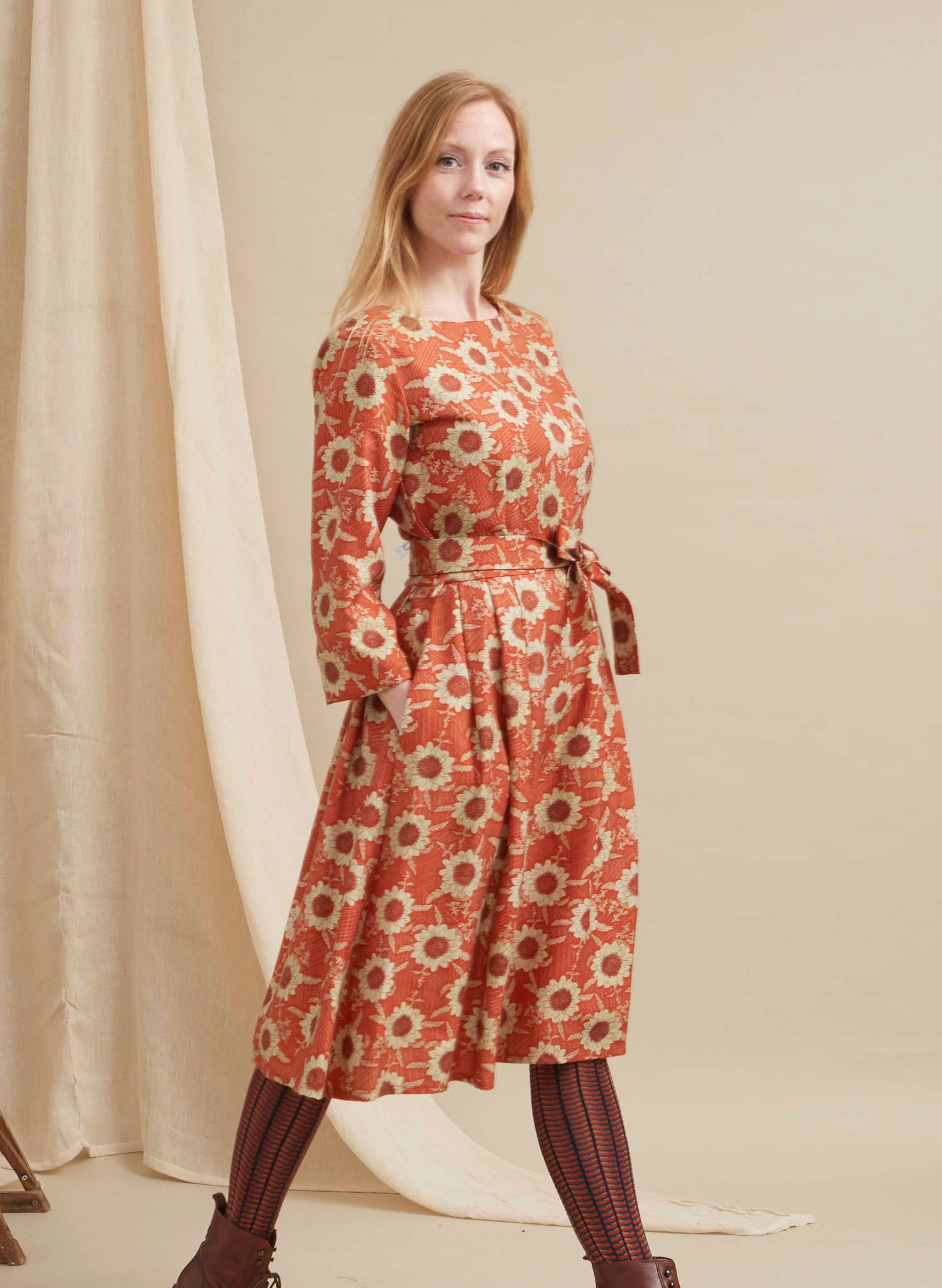 Rust Artichoke - Tencel - Fabric