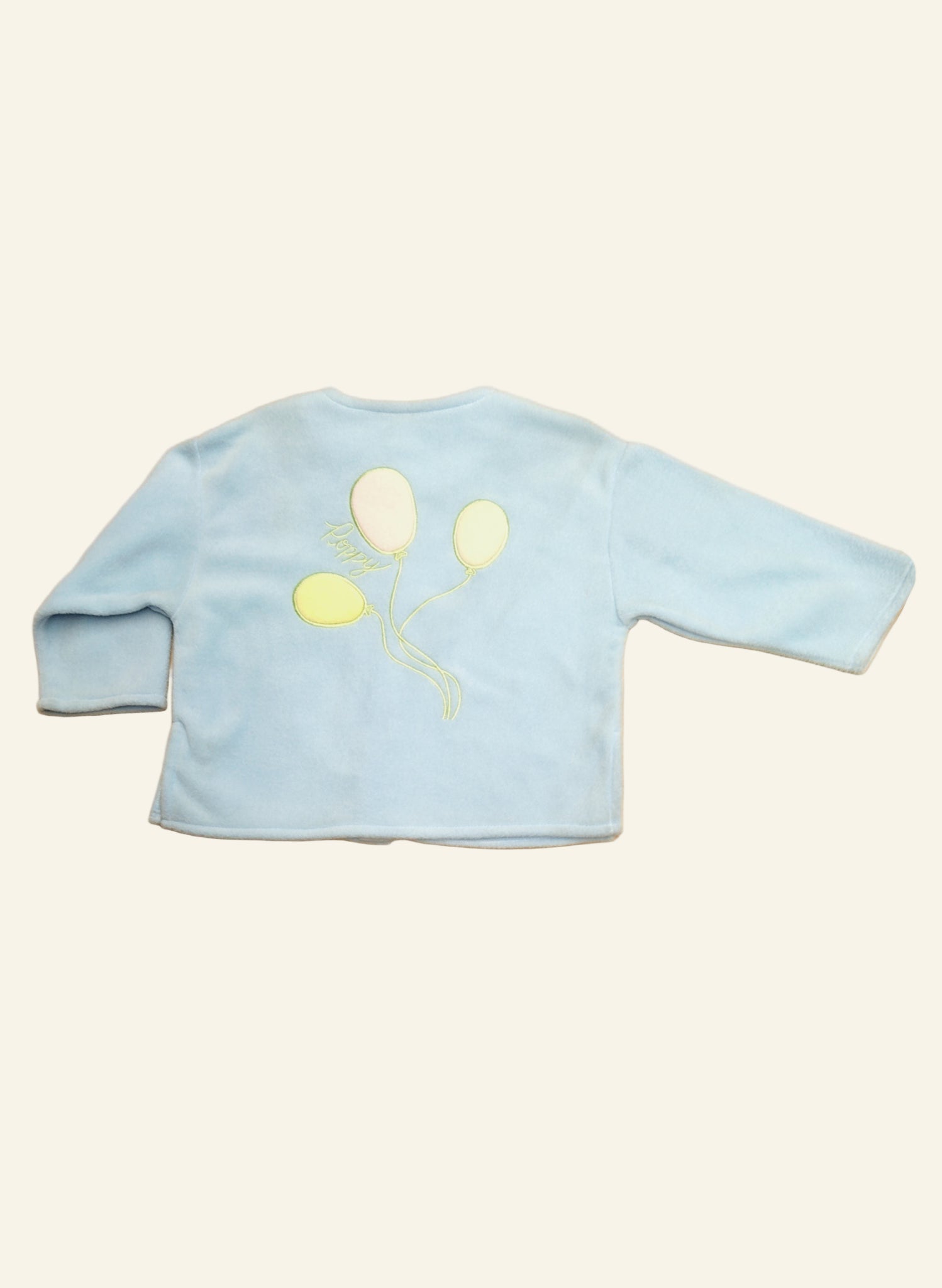 Children's Jacket - no collar - Balloon - Baby Blue