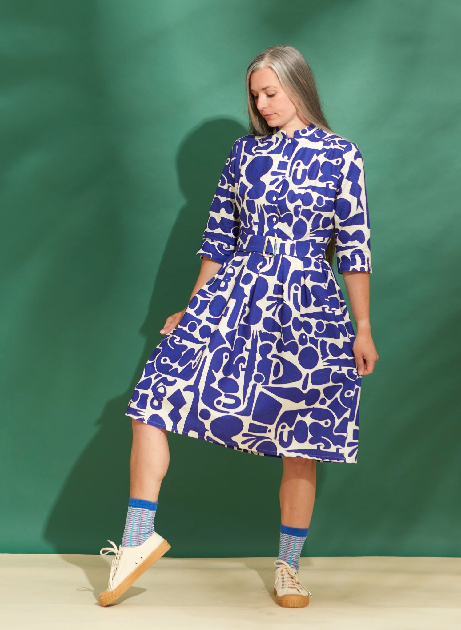 Archive Sale - Size 10 - Cynthia - Blue Cave Dress