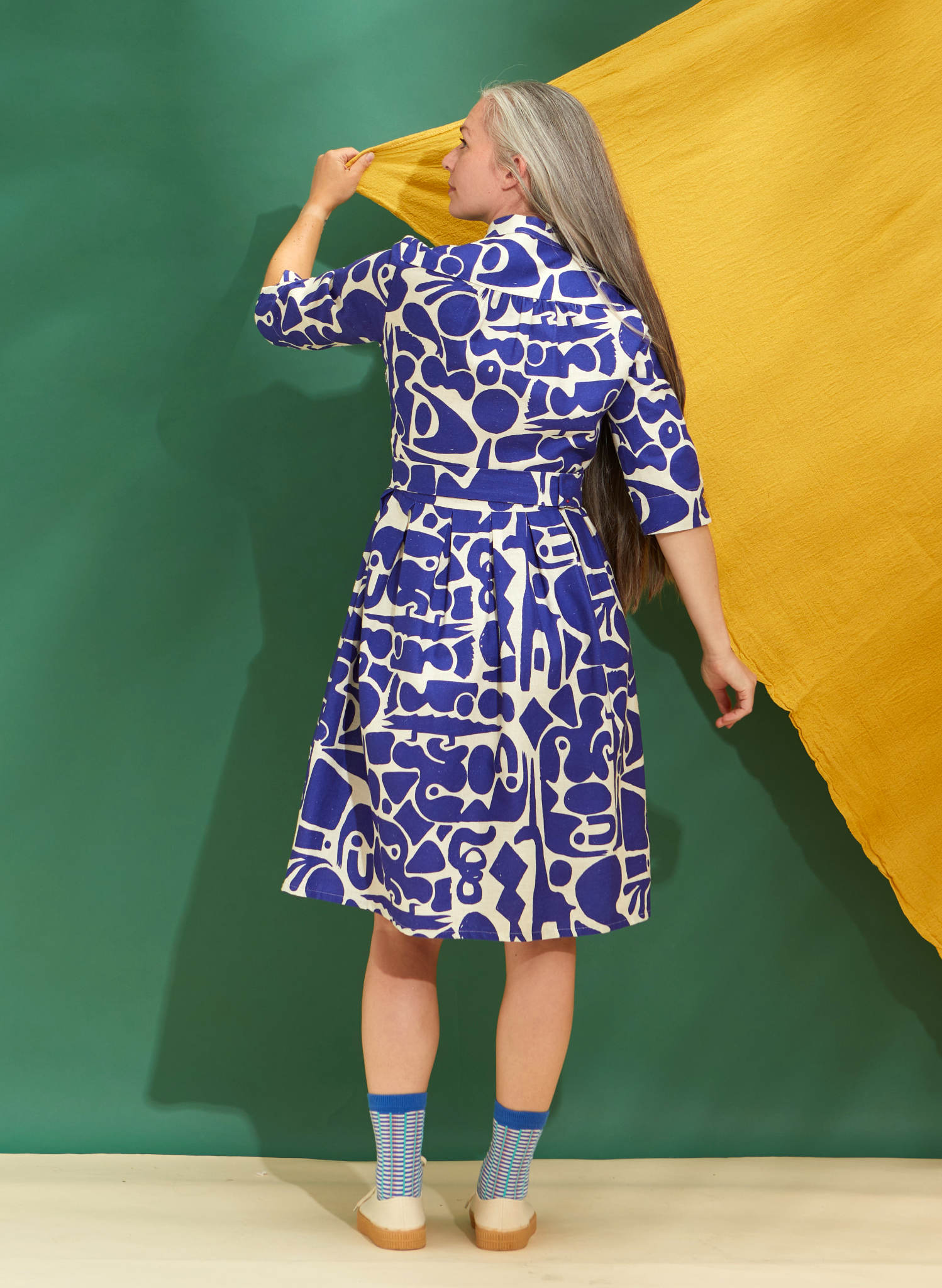 Archive Sale - Size 10 - Cynthia - Blue Cave Dress