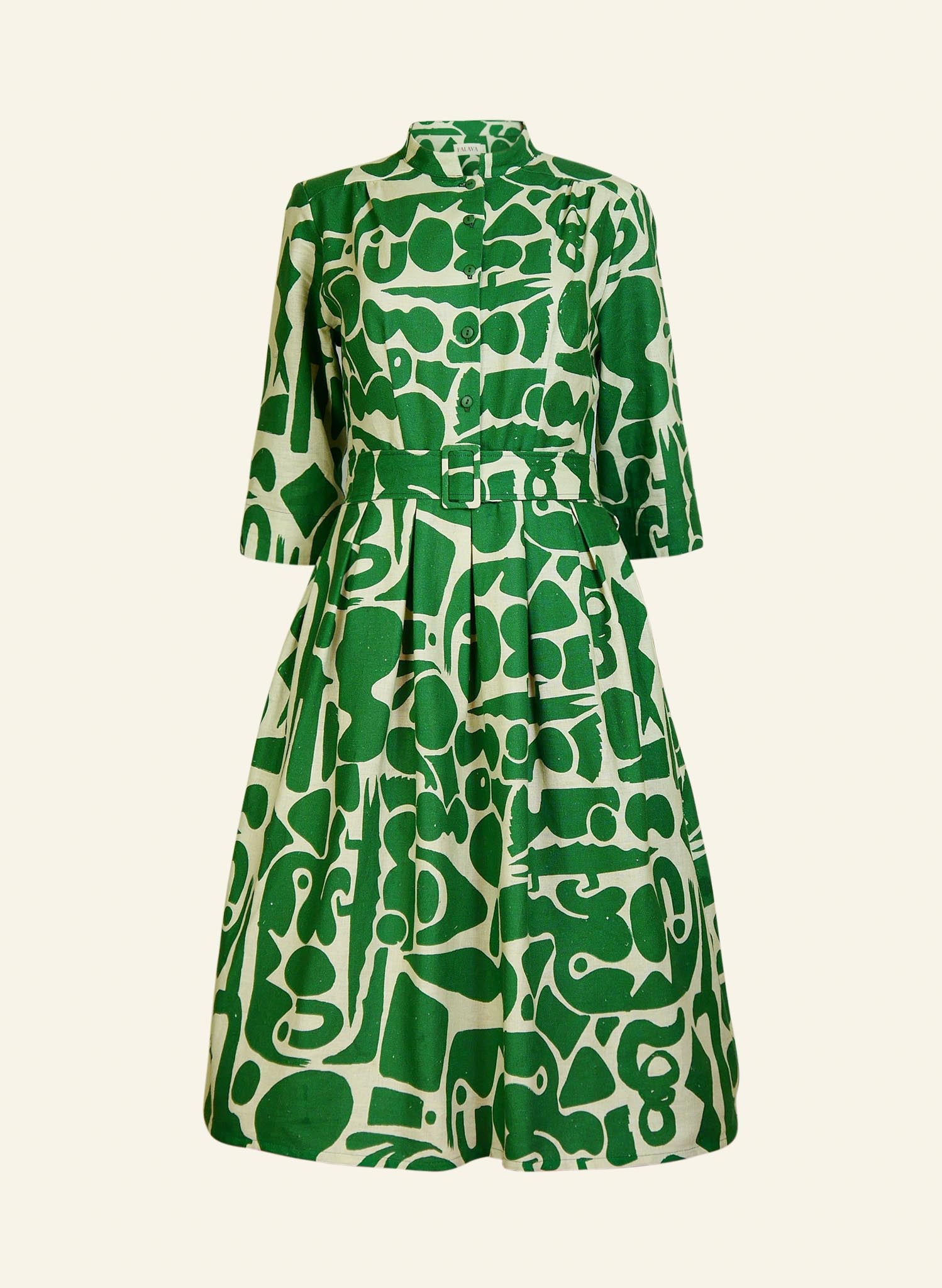 Archive Sale - Size 10 - Cynthia - Green Cave Dress