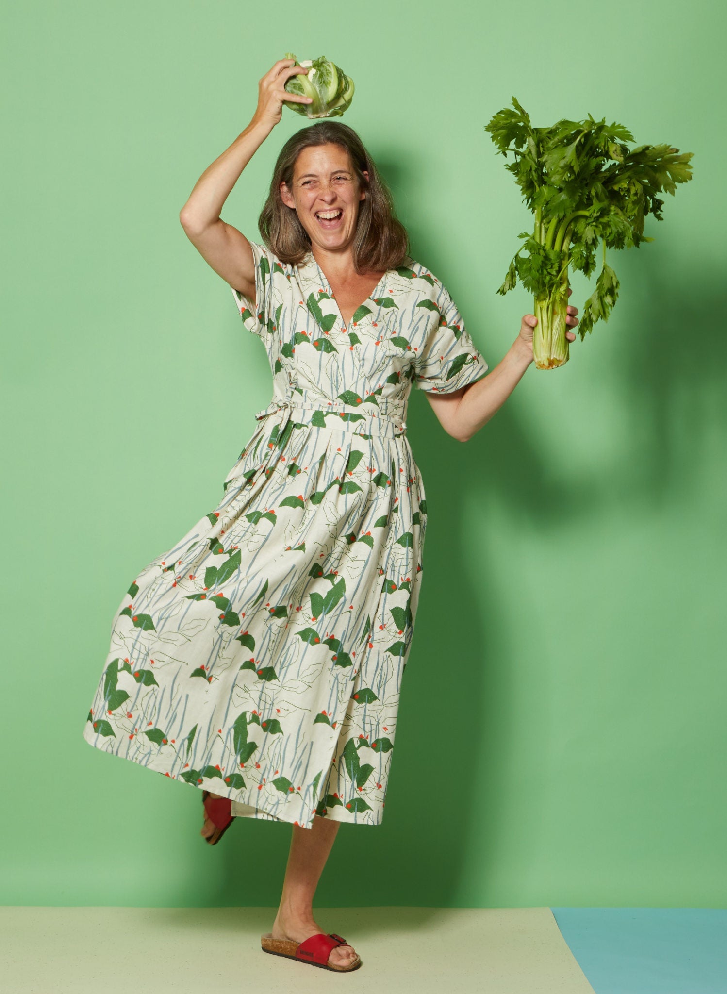 Archive Sale - XS - Esme - Ivory Runner Beans Dress