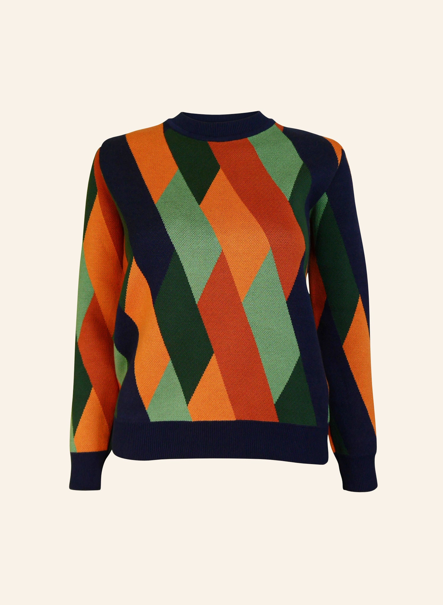 Fred - Coral Kaleidoscope Jumper