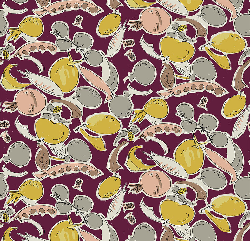 Homegrown - Blackcurrant - Tencel - Fabric