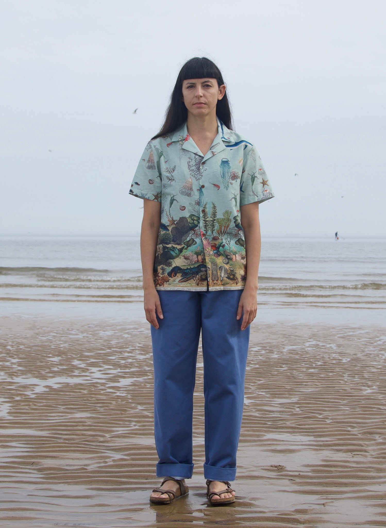 Archive Sale - Size 10 - Kit Shirt - Blue Ocean Jellyfish