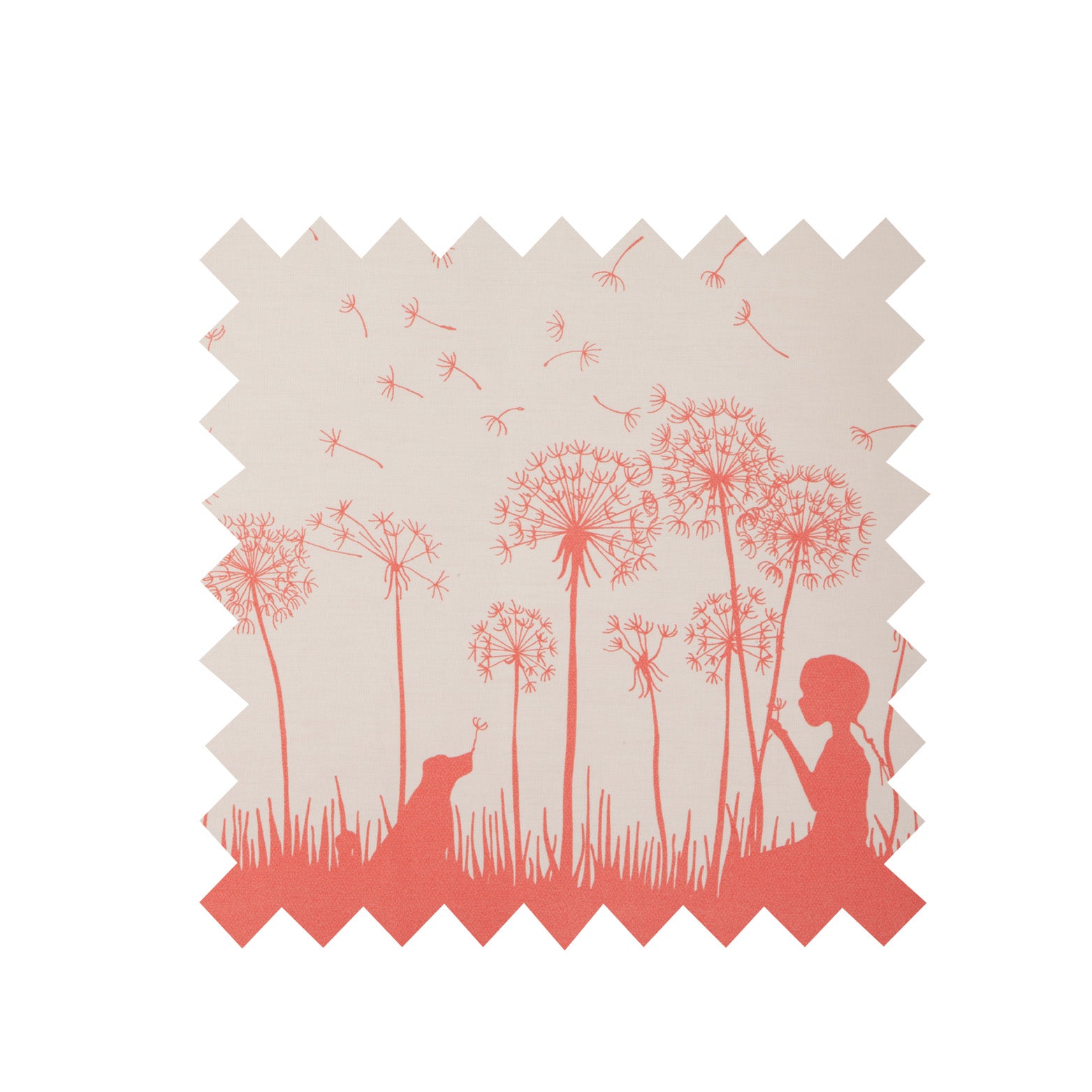 Remnant - 250cmx 150cm - Peach Make A Wish- Cotton Sateen