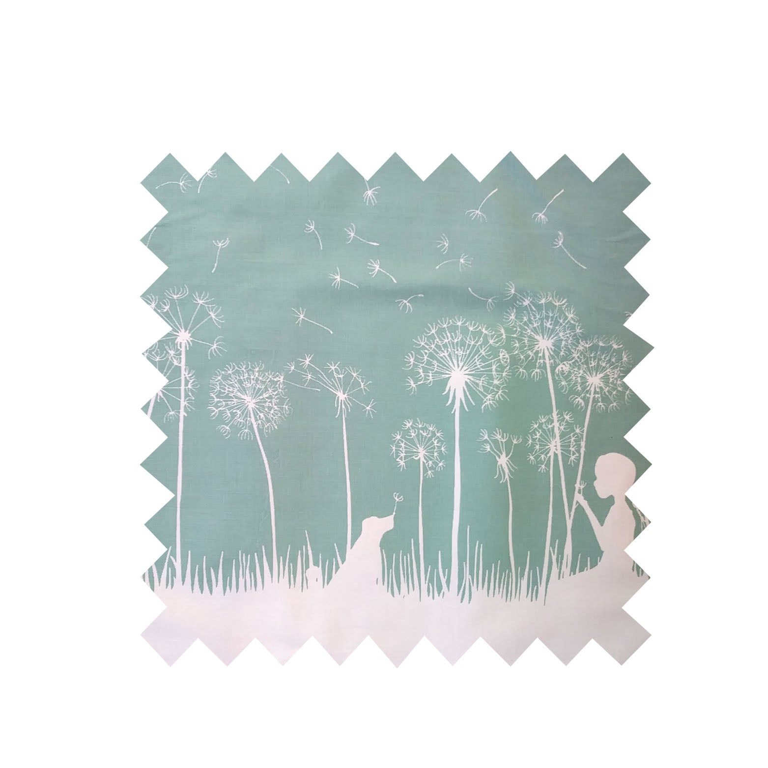 Remnant - 250cmx 150cm - Sage Make A Wish- Cotton Sateen