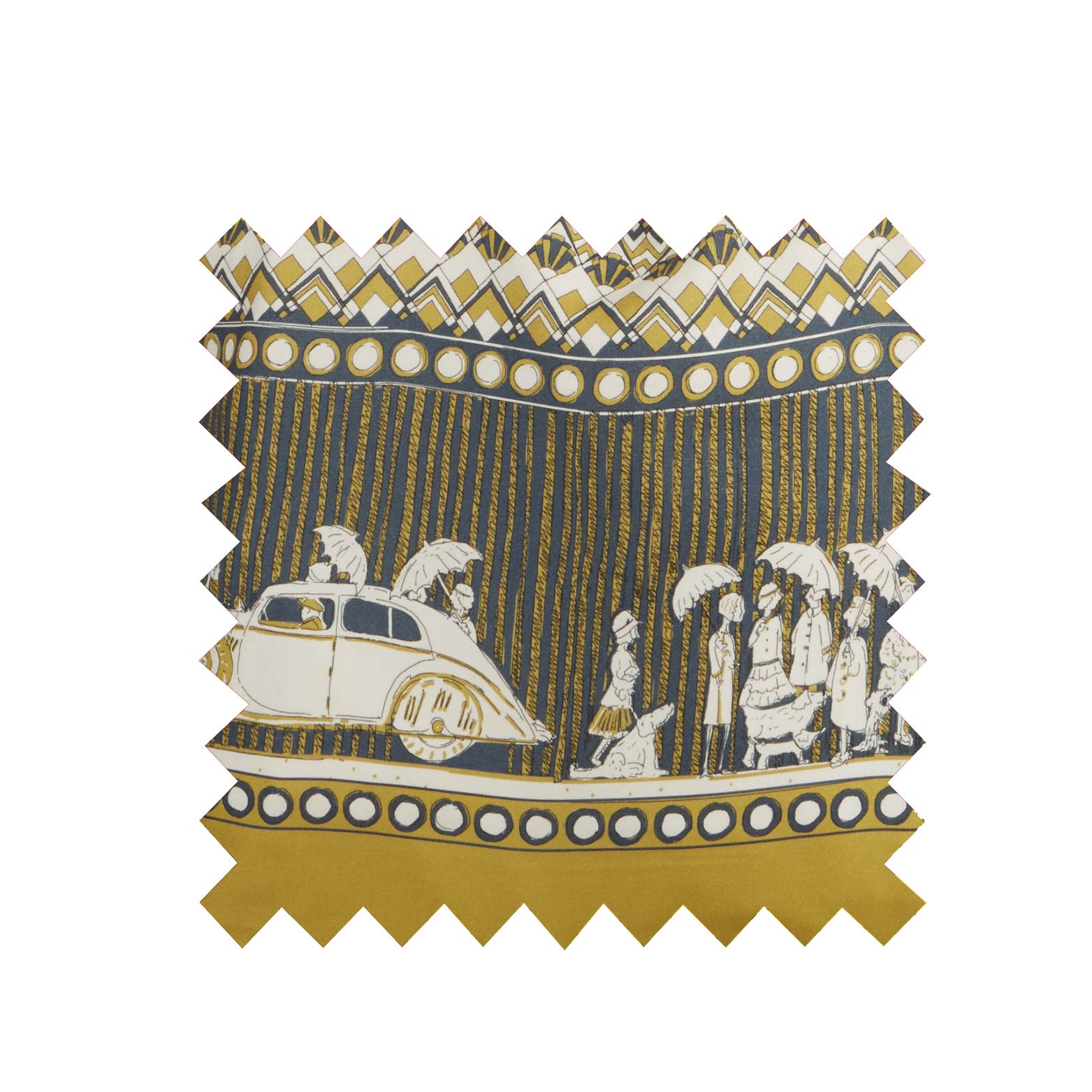 Remnant - 78cm x 150cm - Cream Moving Pictures - Cotton