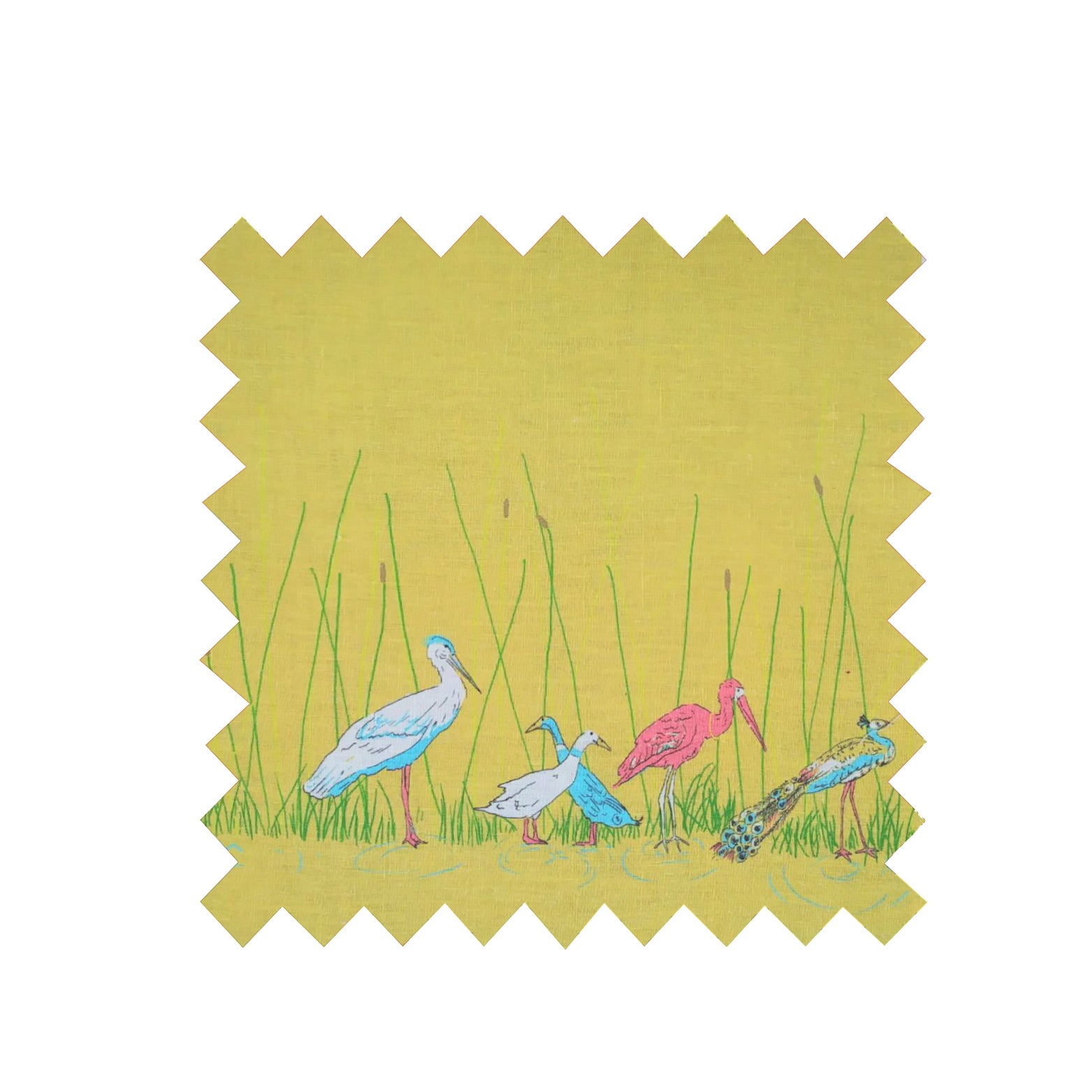 Remnant - 70x156cm - Yellow Beauty Pageant - Linen