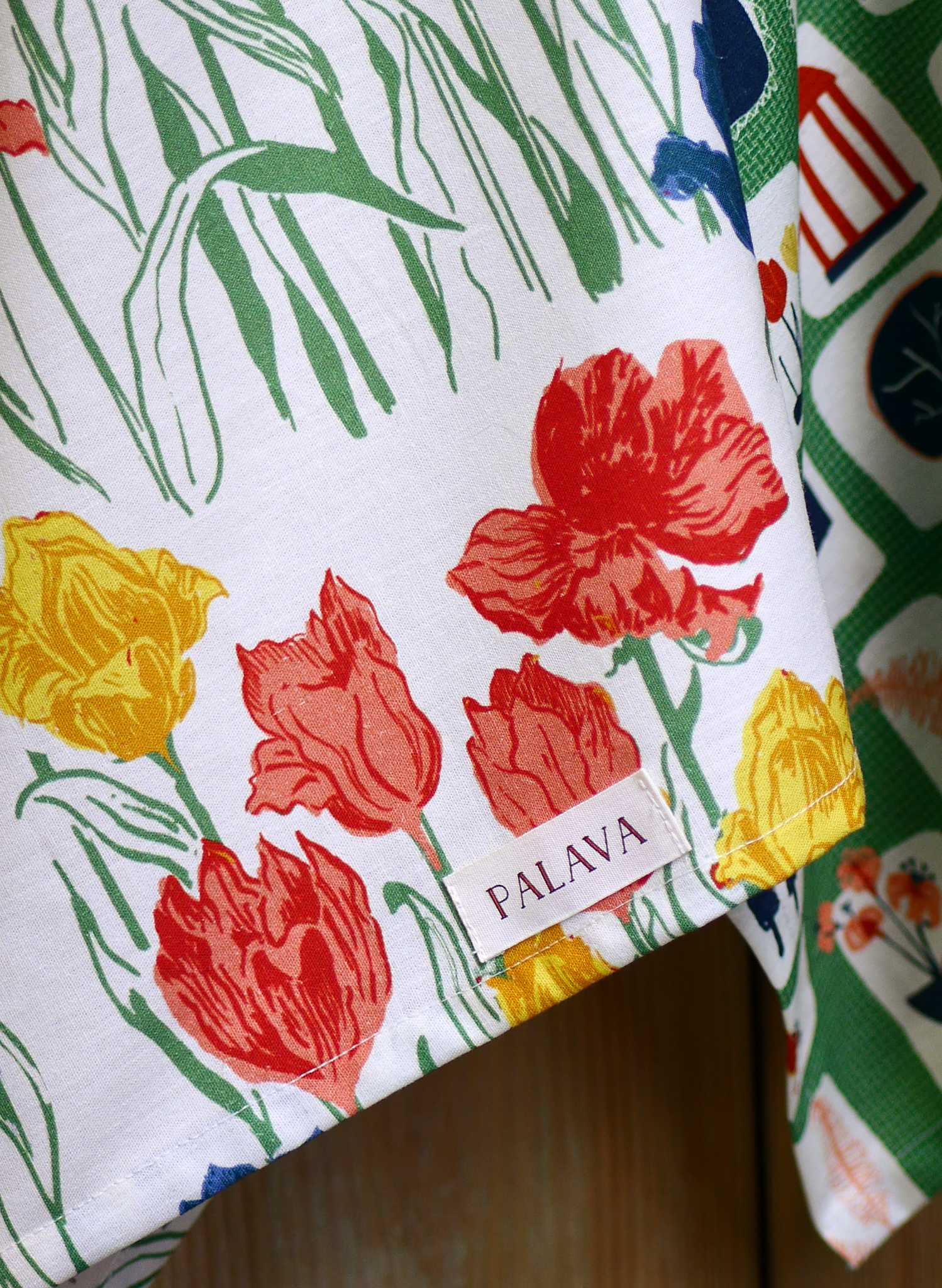 Tea Towel - Ivory Tulips