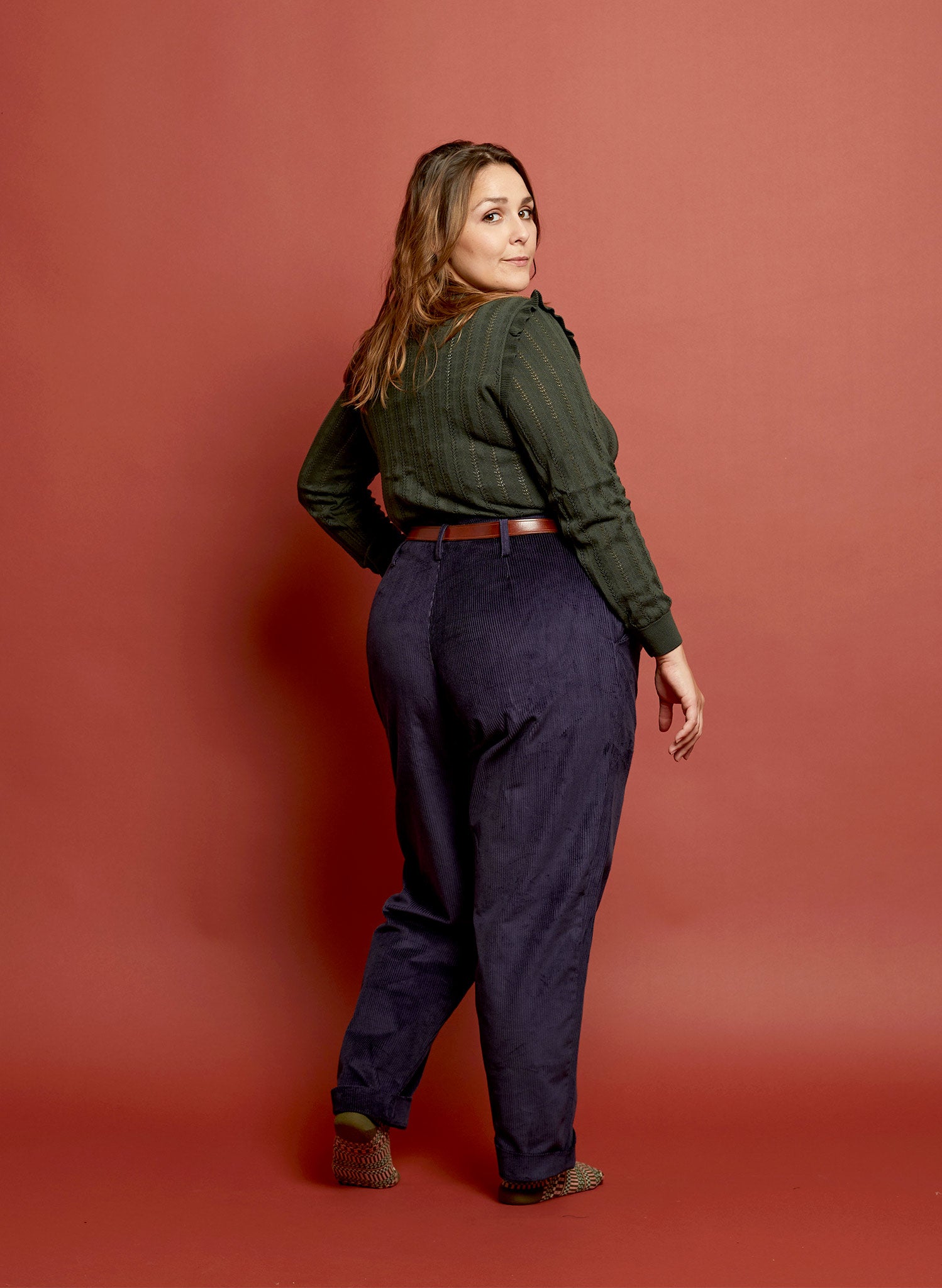 PRE LOVED - Trousers - Wilma Navy - Size 14