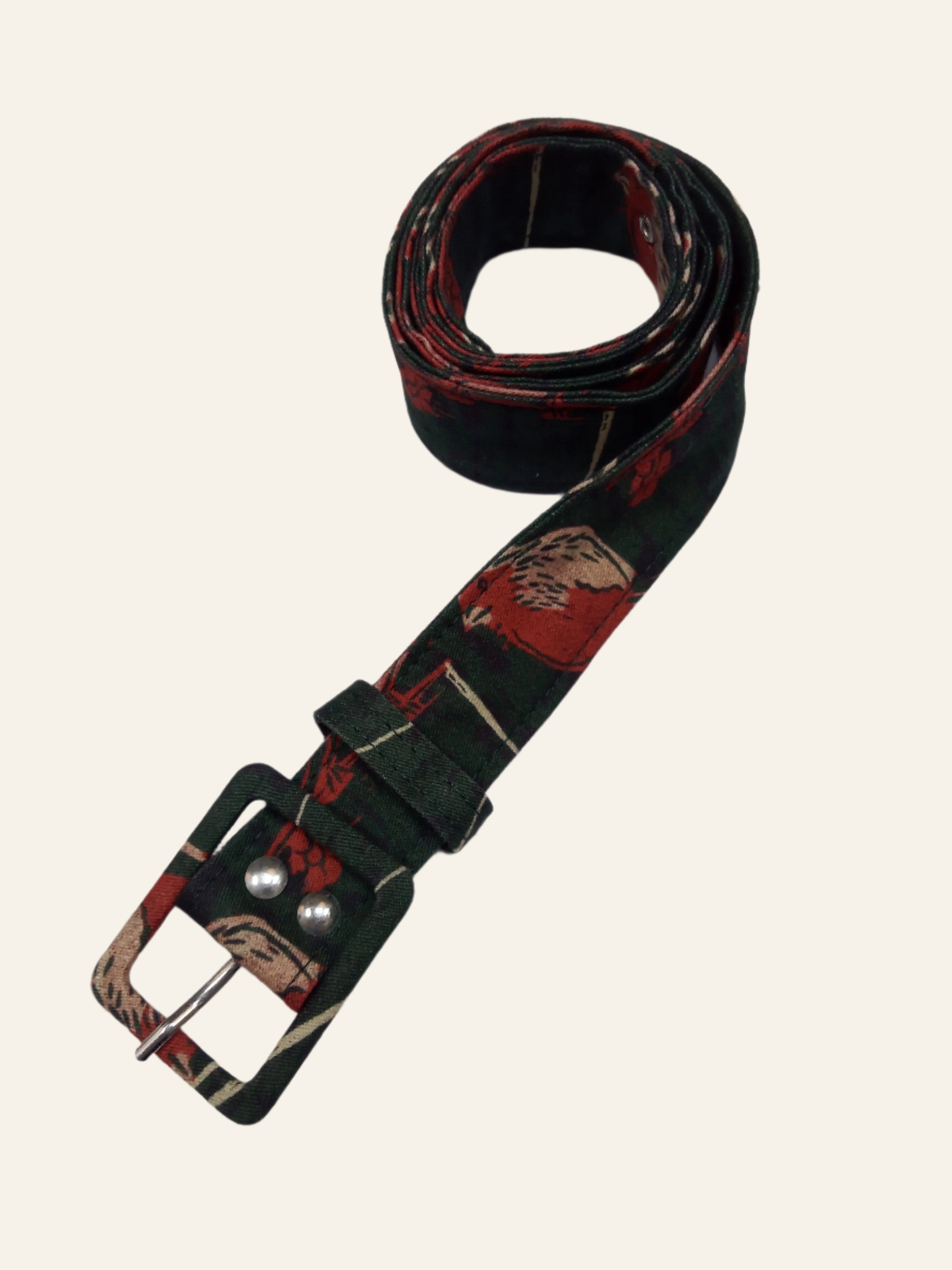 Archive Sale - Ida Buckle belt - Green Robin