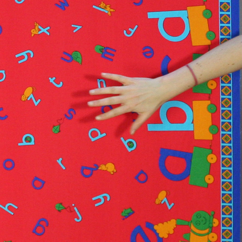 Remnant - 157cm x 64cm - ABC Primary Border Print Fabric - Cotton