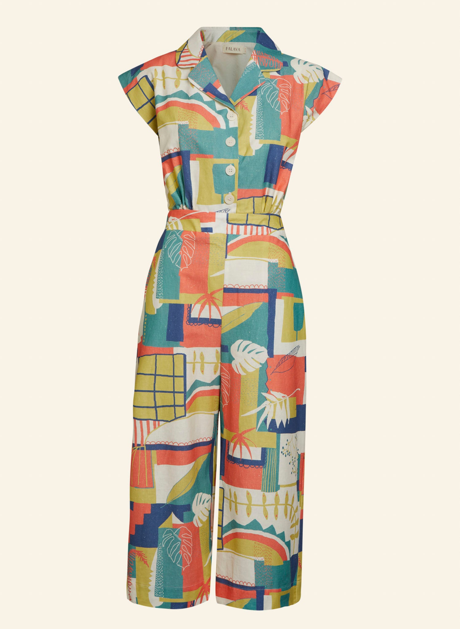 Archive Sale - Size 14 - Francesca Jumpsuit - Abstract