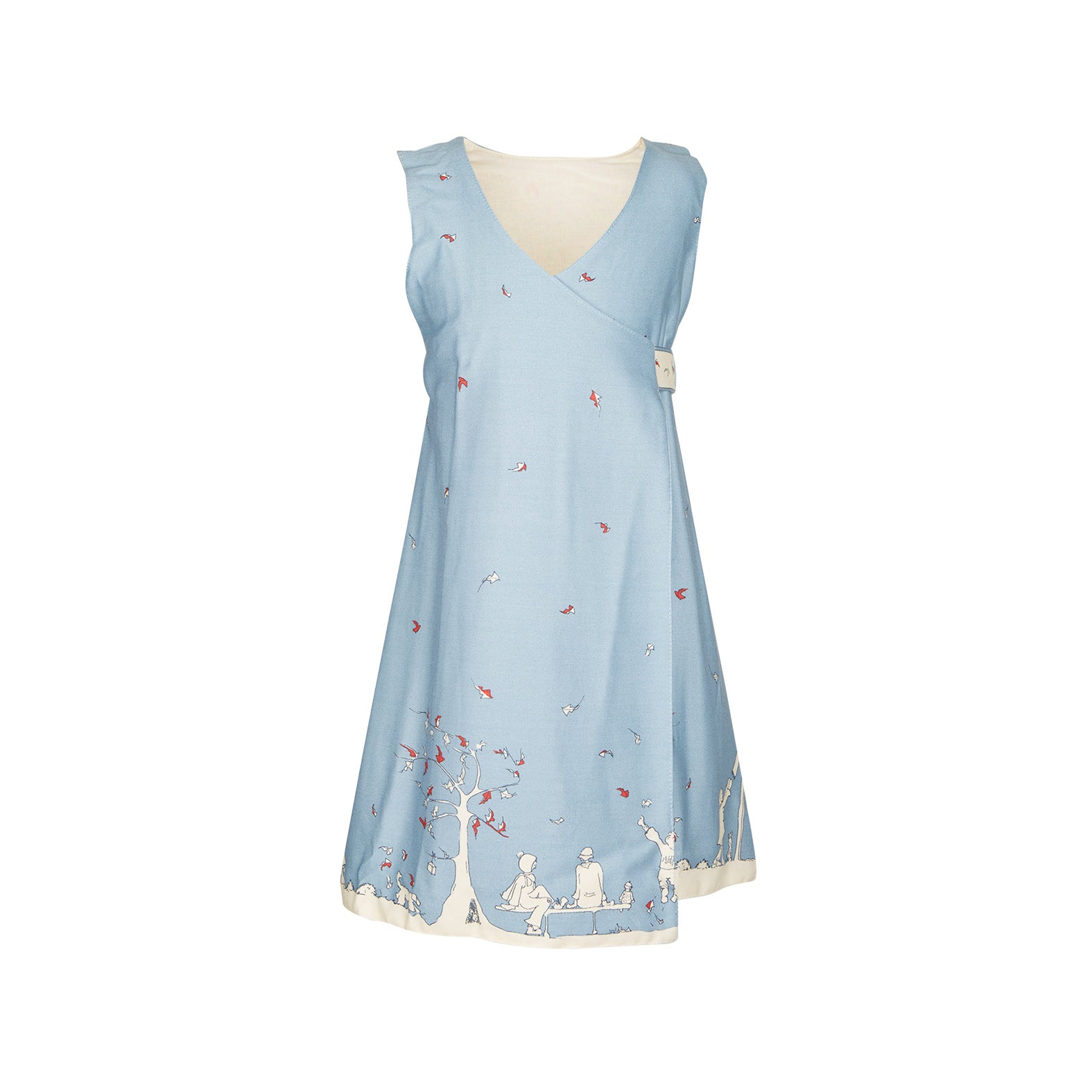 Archive Junko dress - Aunt Eva blue