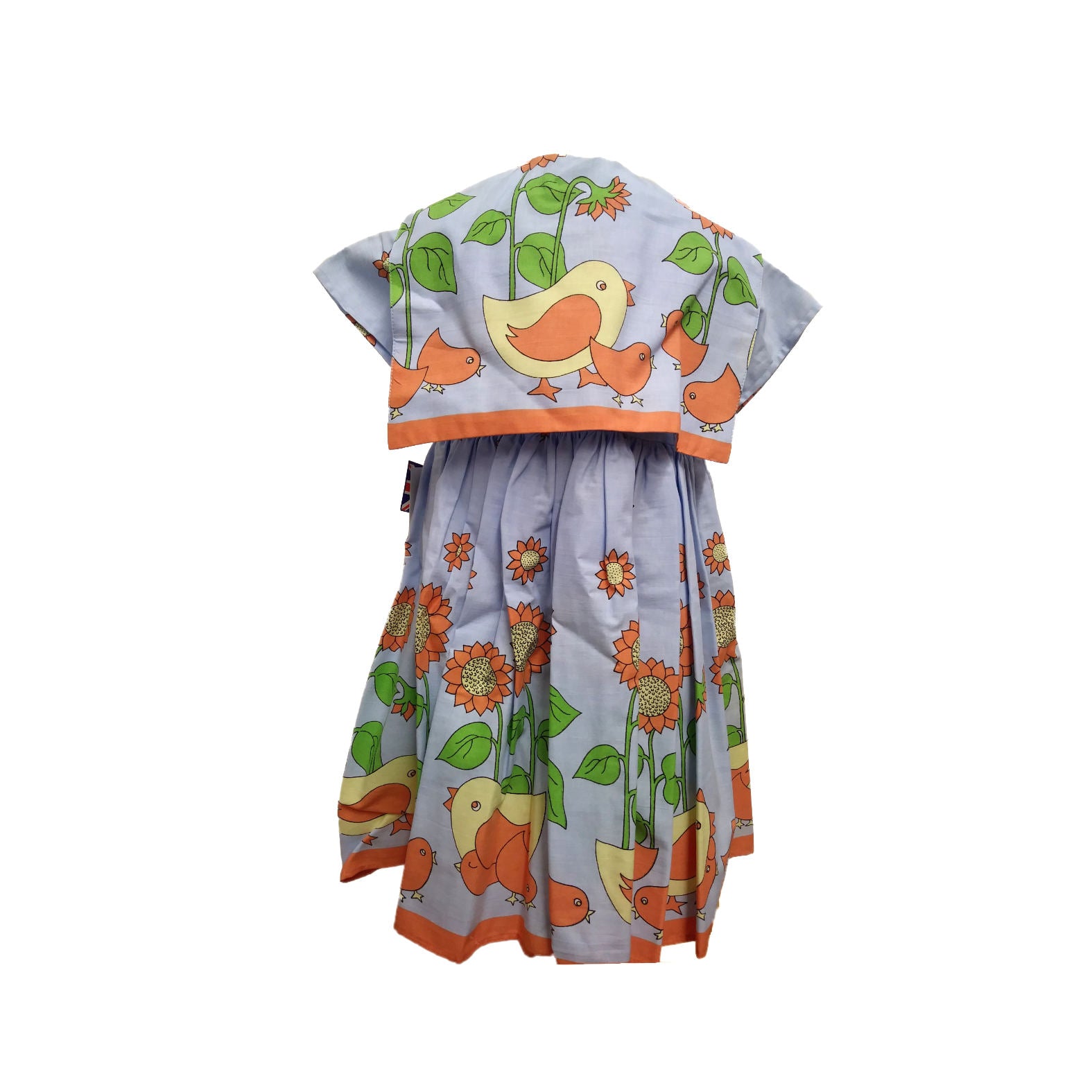 Archive Sale - Poppy - Age 2-3- Laura Dress - Blue Sunflower