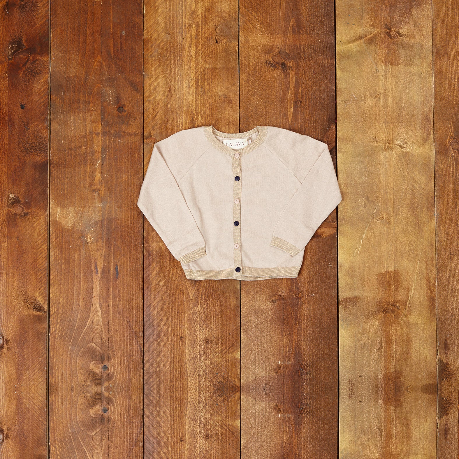Children's Classic Party Cardigan in Sparkly Pink | Palava