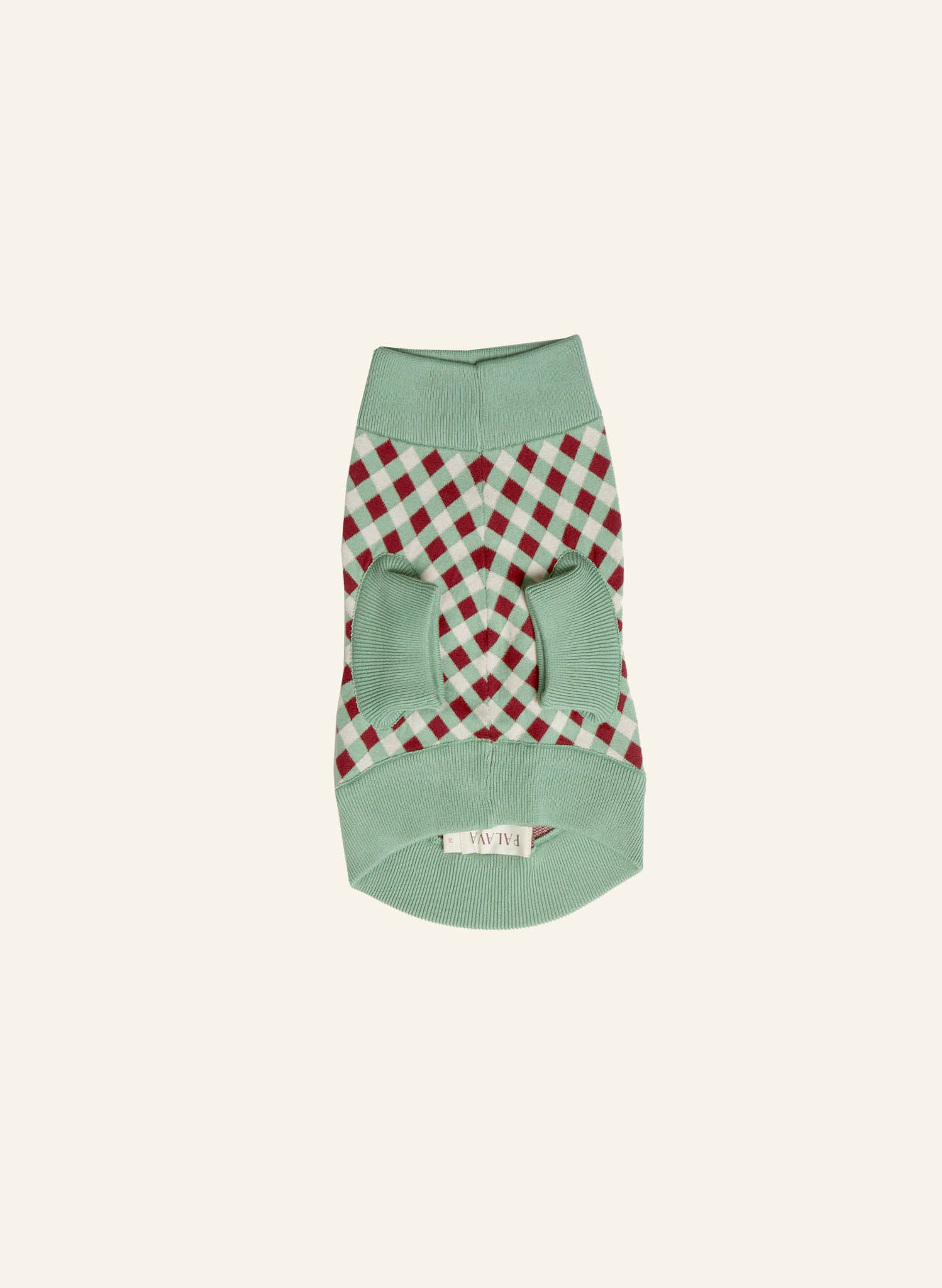 Rodney Dog Jumper - Mint Check