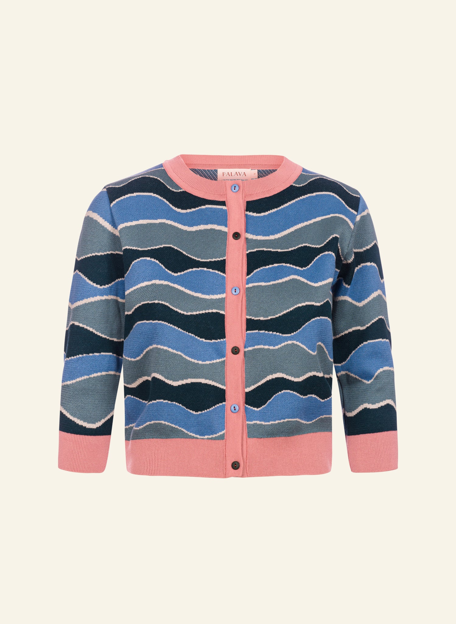 Vera Cardigan - Blue Waves