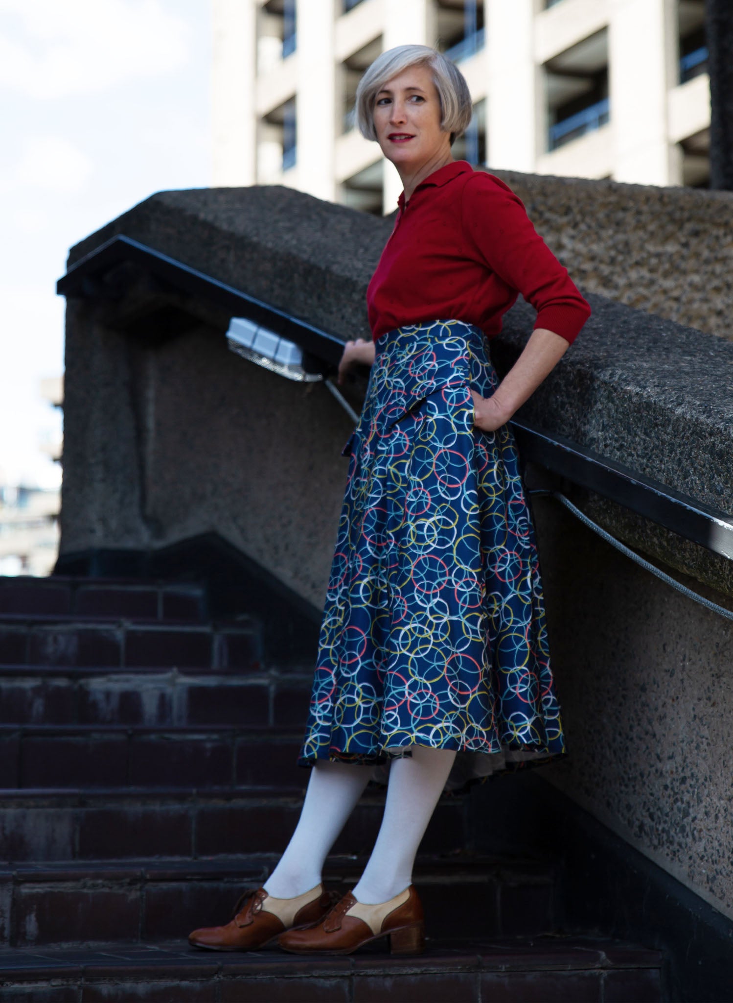 Archive Sale - Veronica - Blue Atomic Skirt