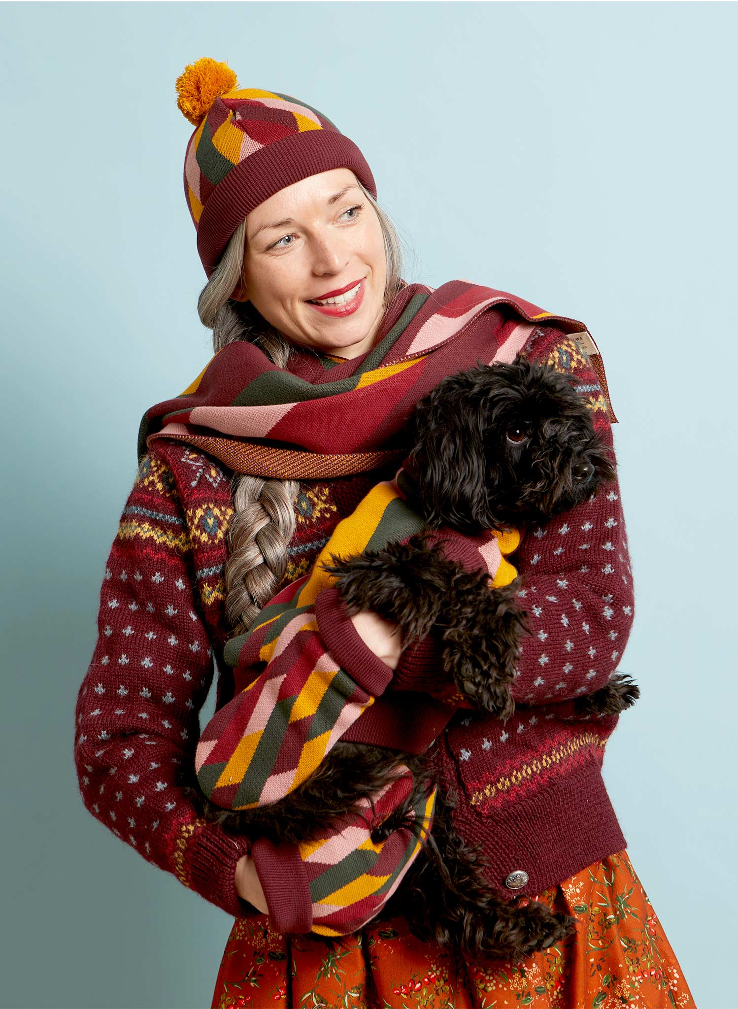 Knitted Mittens - Kaleidoscope