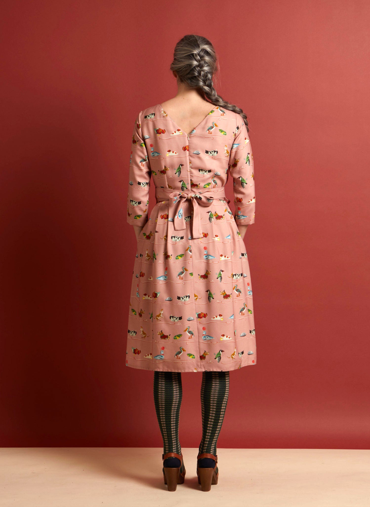 Archive sale - Beatrice - Pink Mechanical Toys Dress