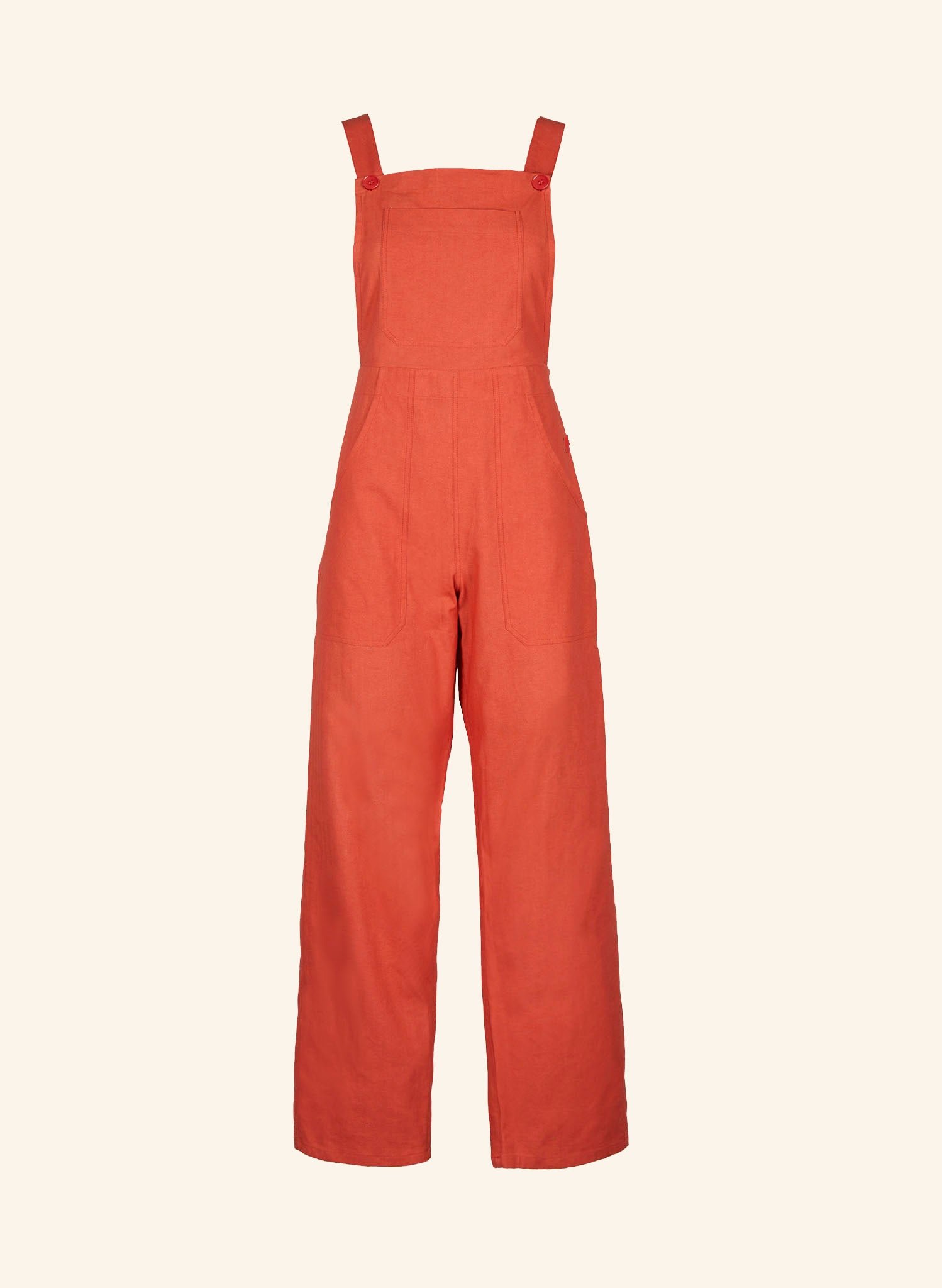Bonnie Dungarees - Red