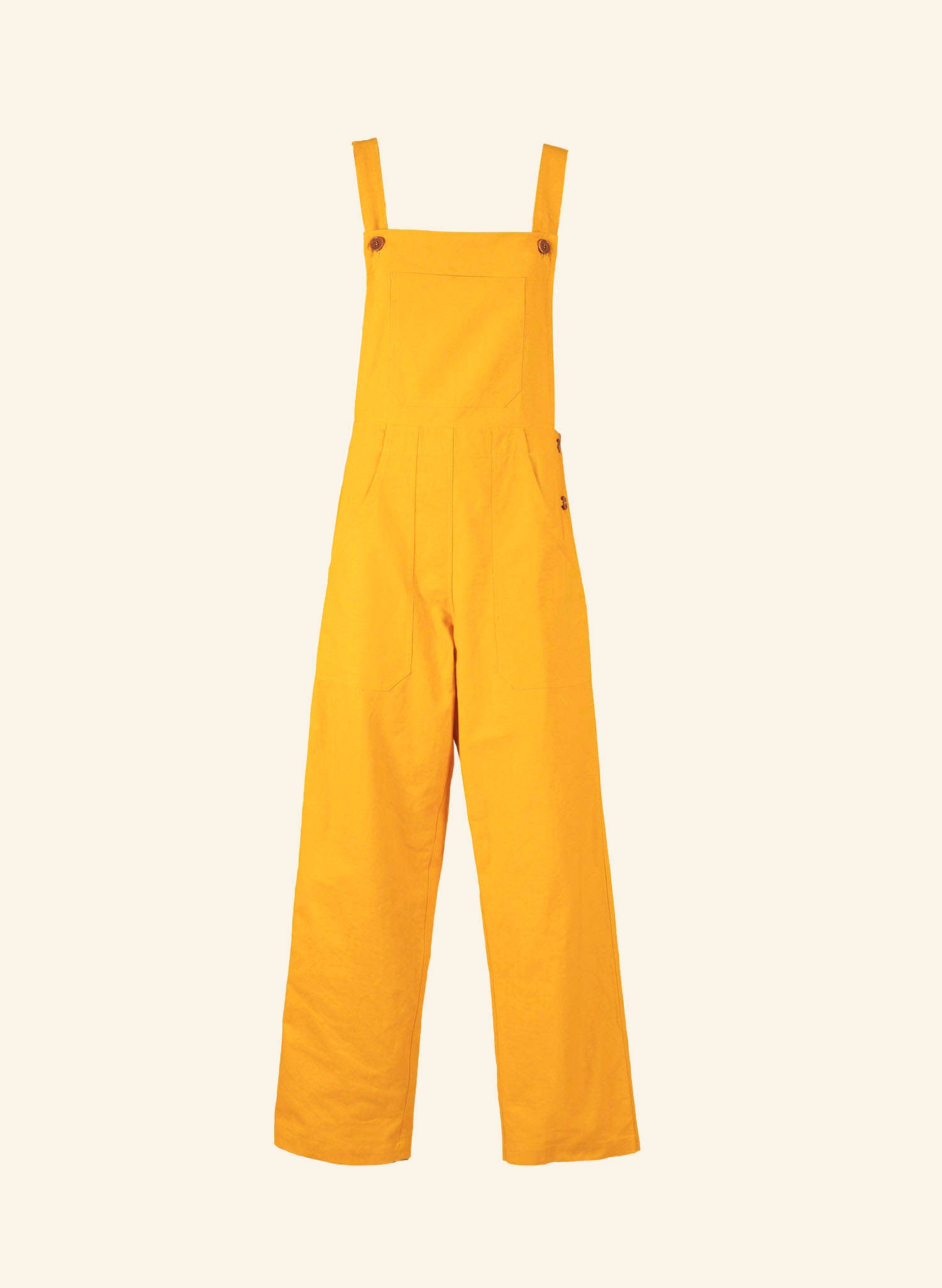 Mustard 2025 yellow overalls