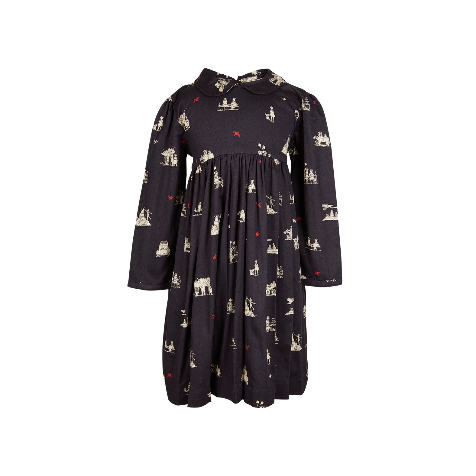 Archive Sale - Alice dress - Tea Party Navy