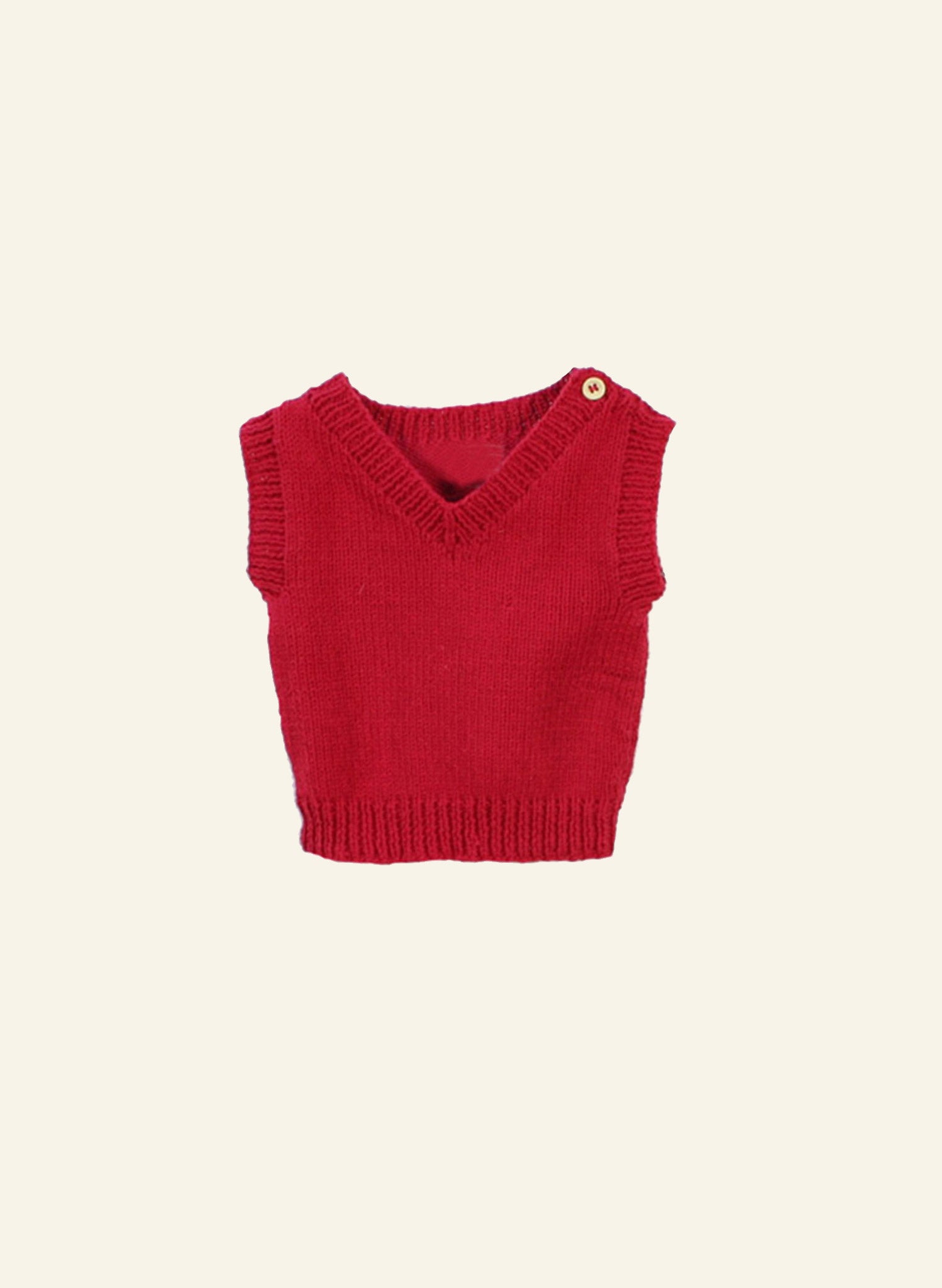 Children's Tank Top - Red Cotton