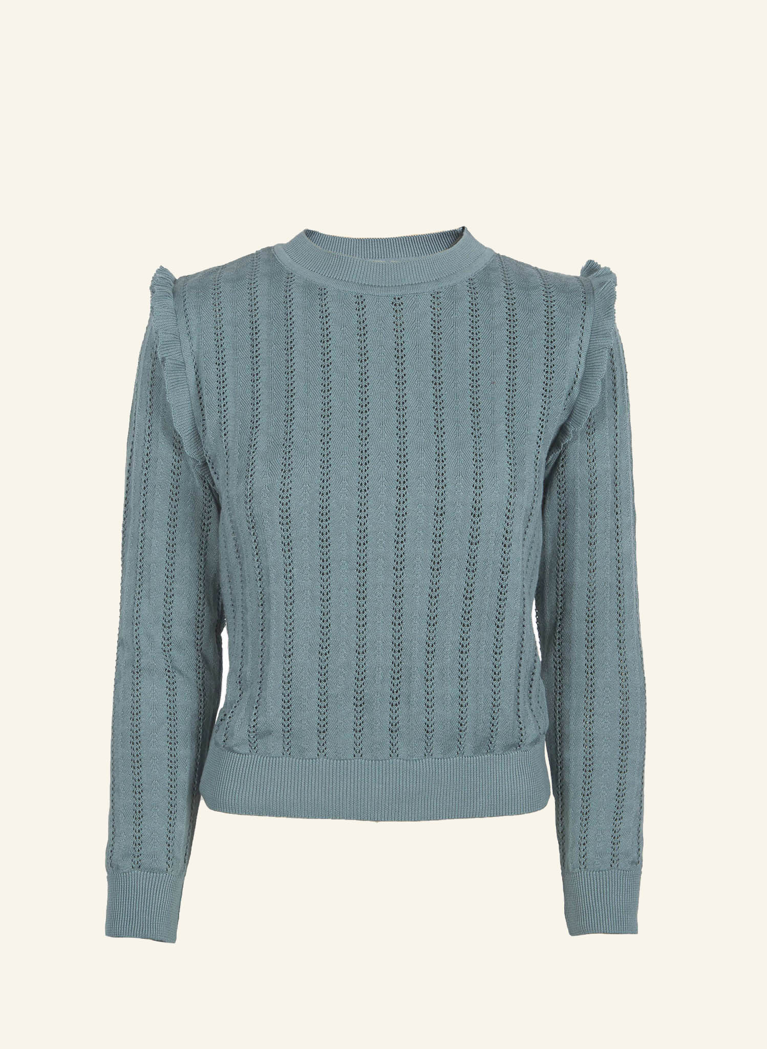 Test Diana - Ruffle Knitted Top