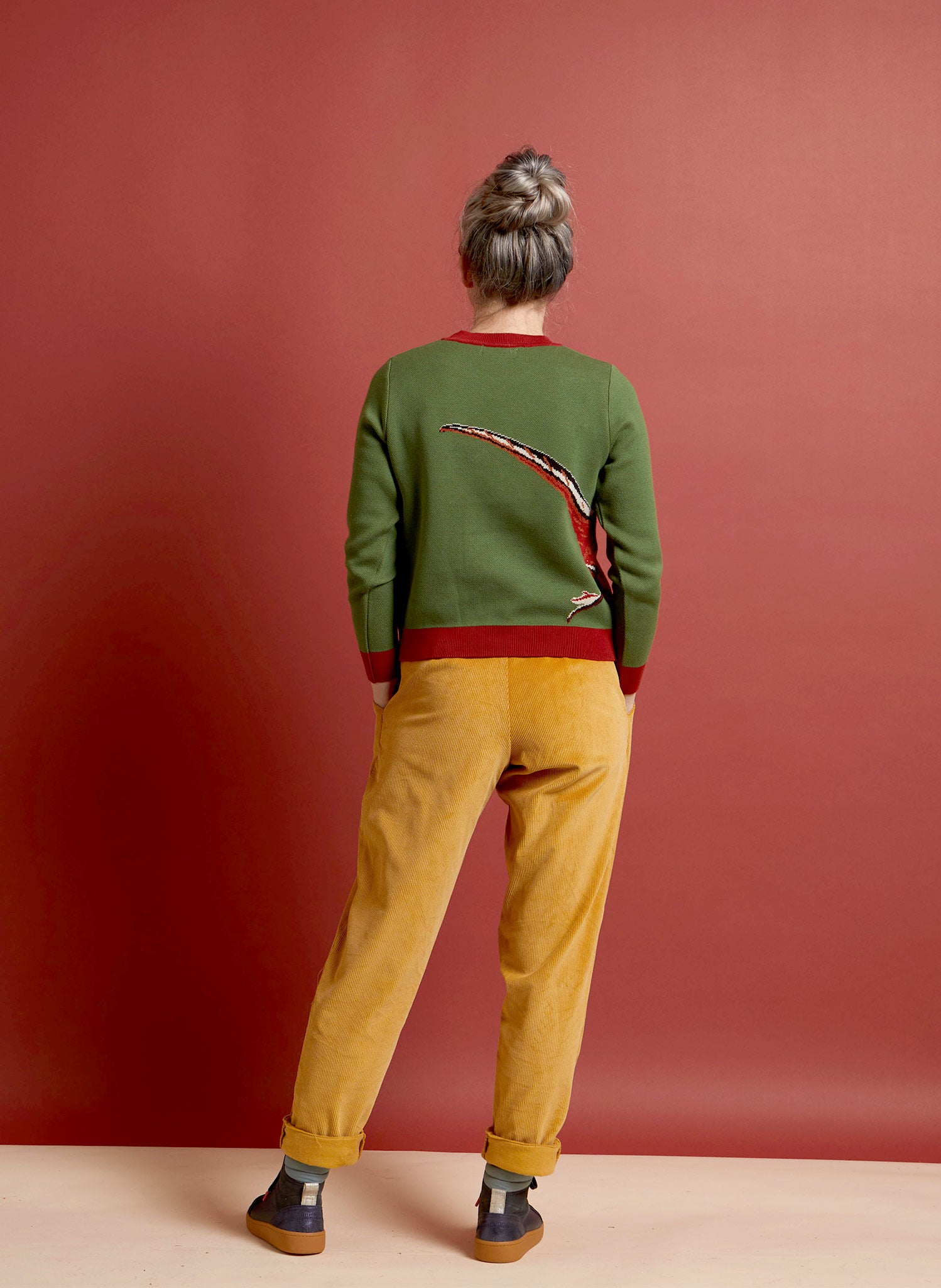 Esther Long - Green Pheasant Jumper