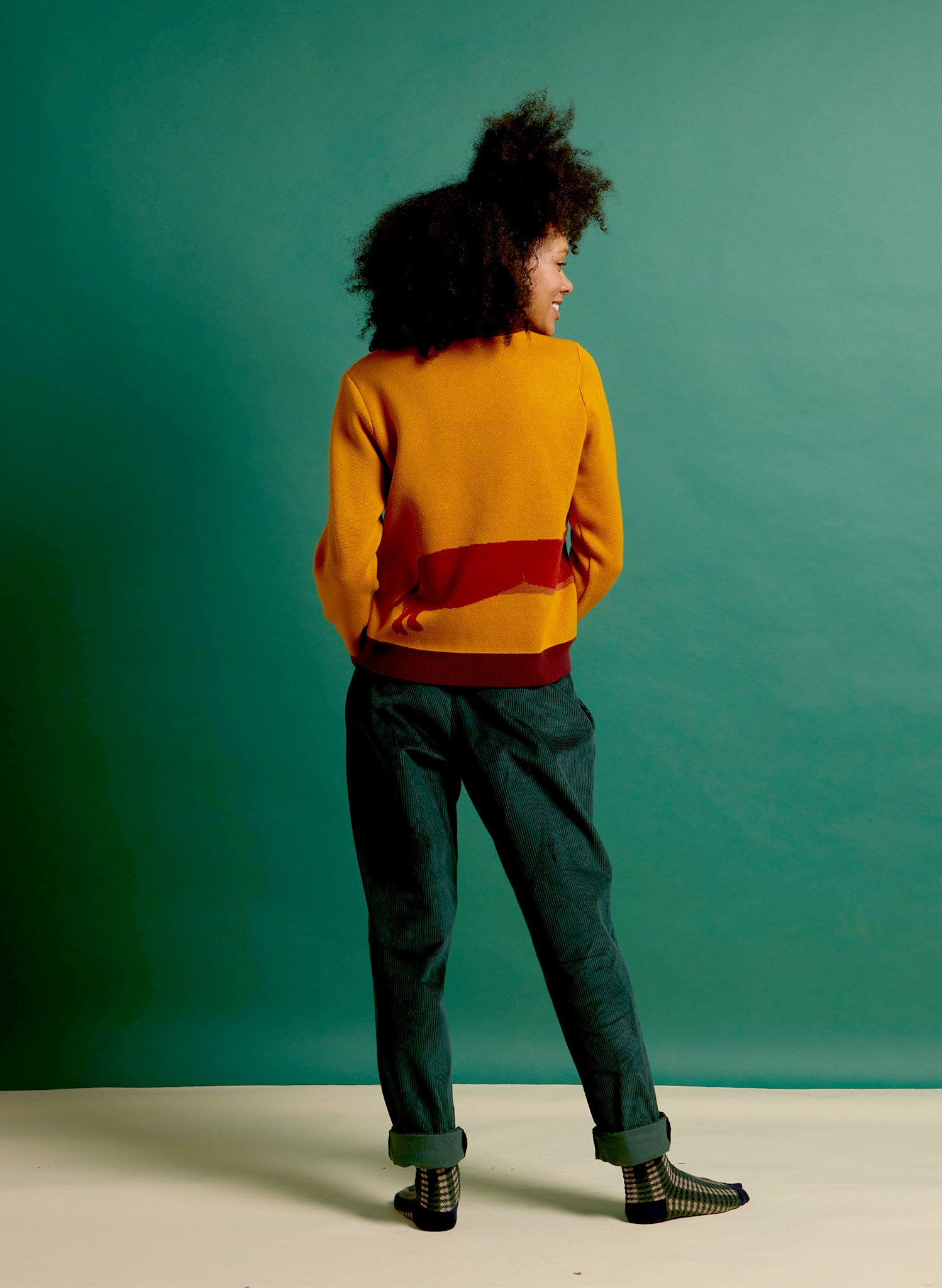 PRE LOVED - Esther Mustard Sausage Dog