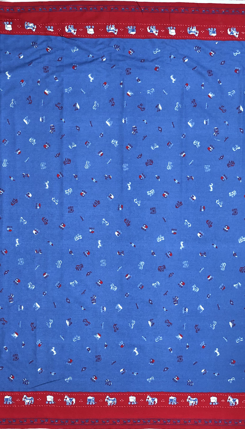 Gypsy Caravan Blue Fabric - Cotton