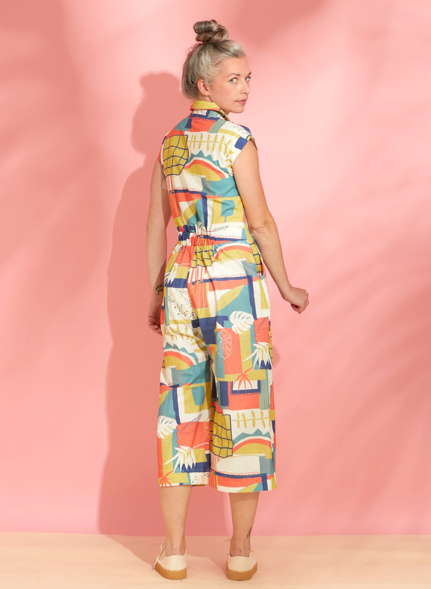 Archive Sale - Size 14 - Francesca Jumpsuit - Abstract