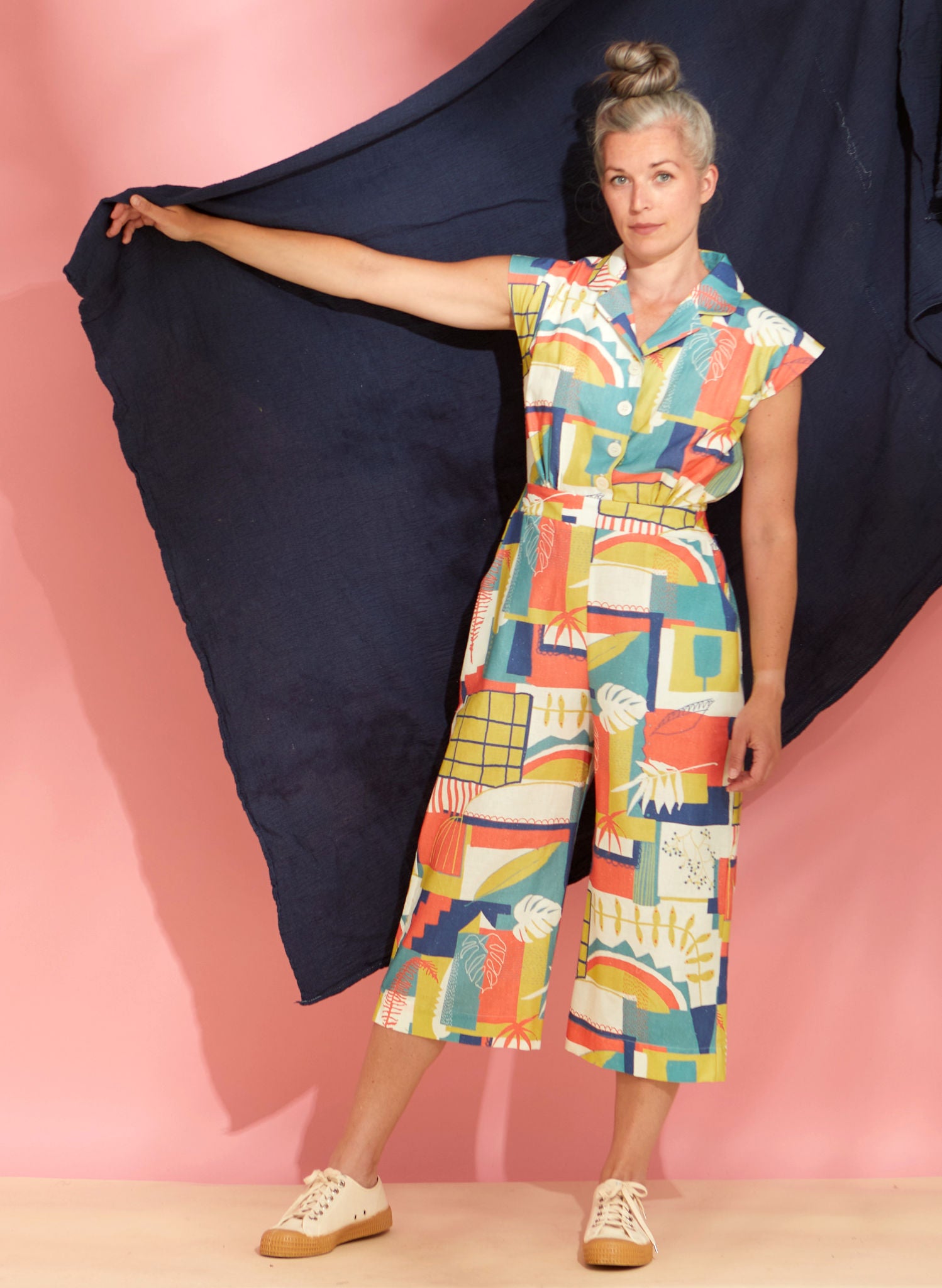 Archive Sale - Size 14 - Francesca Jumpsuit - Abstract