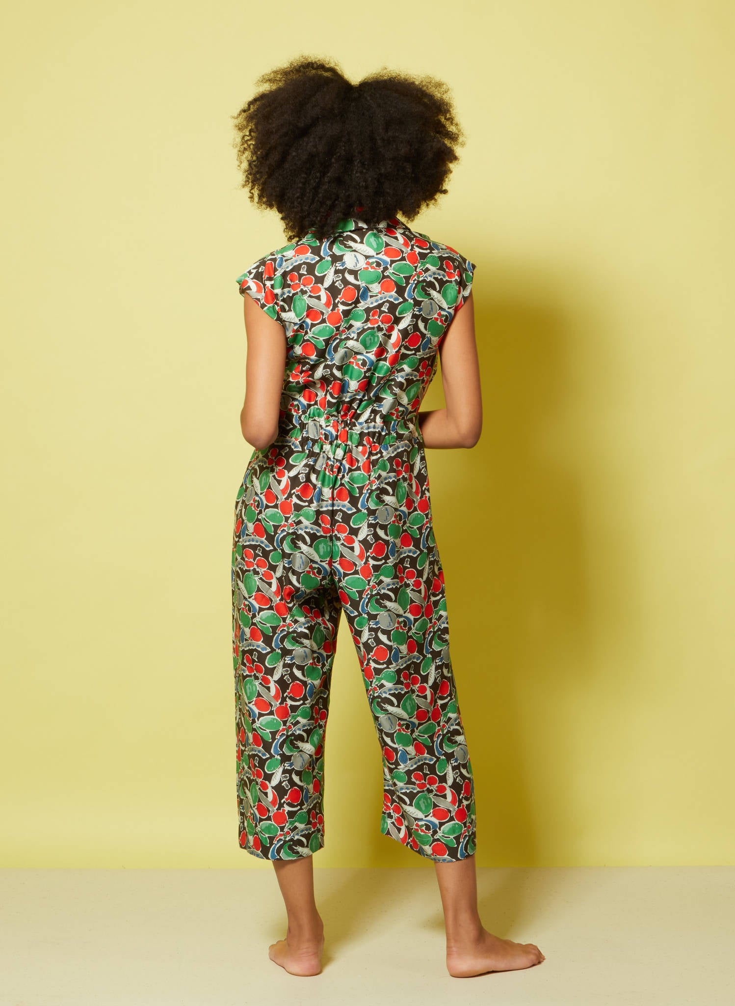 Archive Sale - Francesca - Black Grow Your Own Jumpsuit