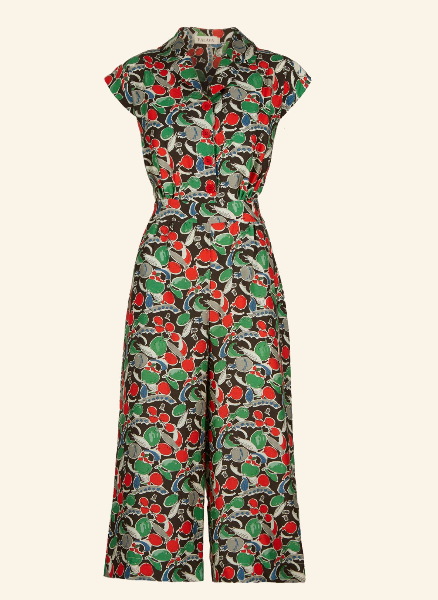 Archive Sale - Francesca - Black Grow Your Own Jumpsuit