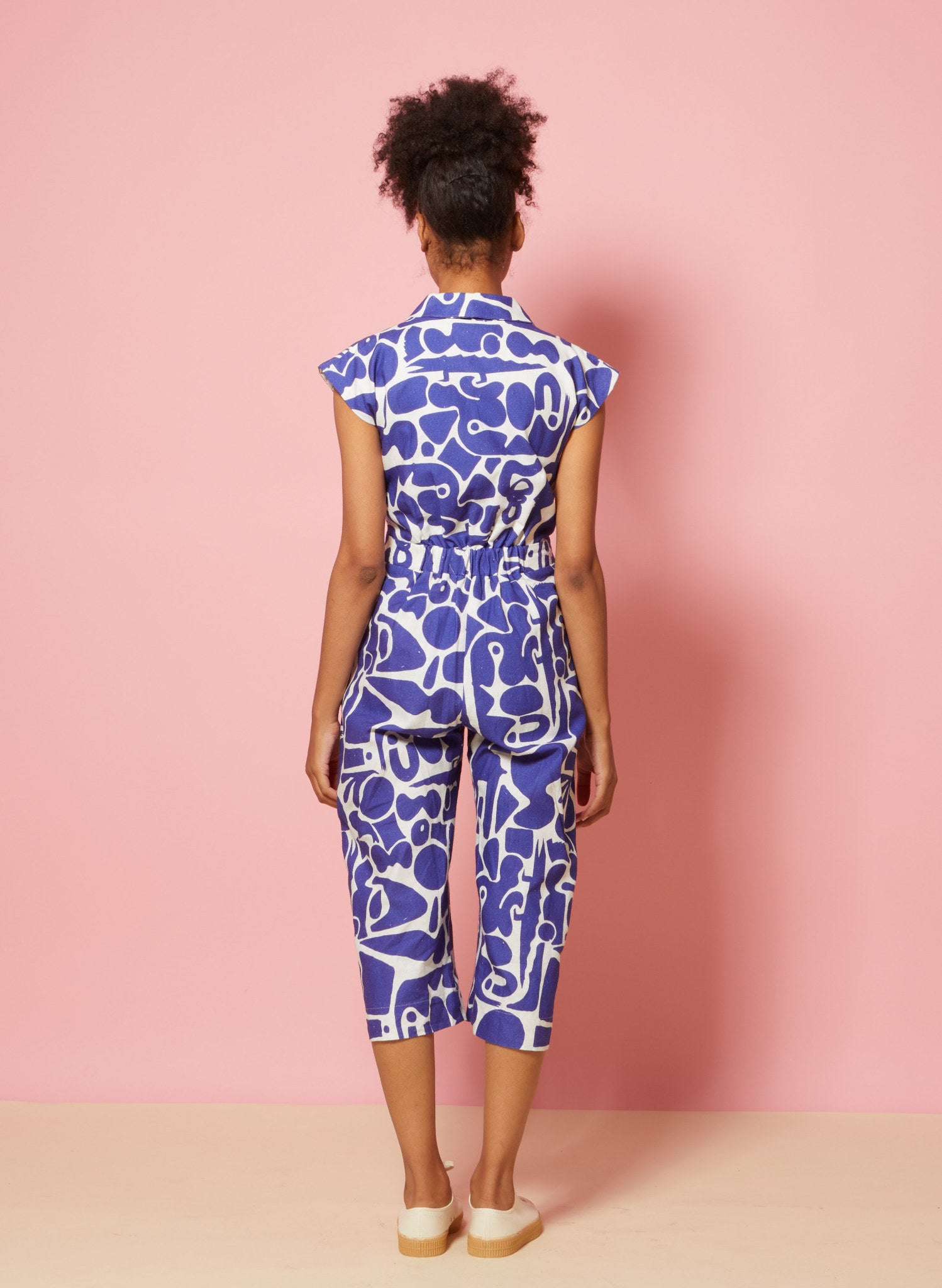 PRE LOVED - Francesca - Blue Cave Jumpsuit