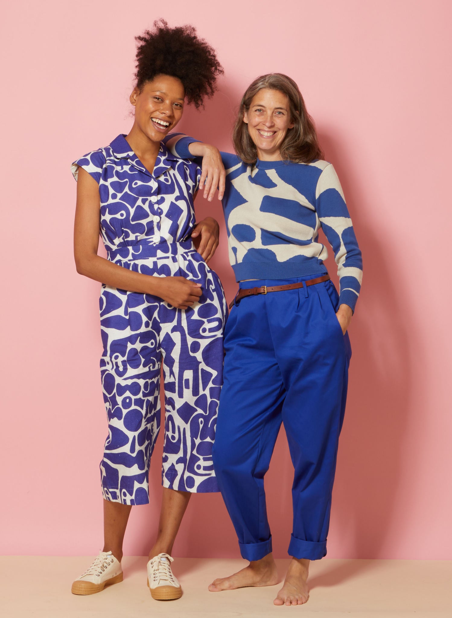 PRE LOVED - Francesca - Blue Cave Jumpsuit