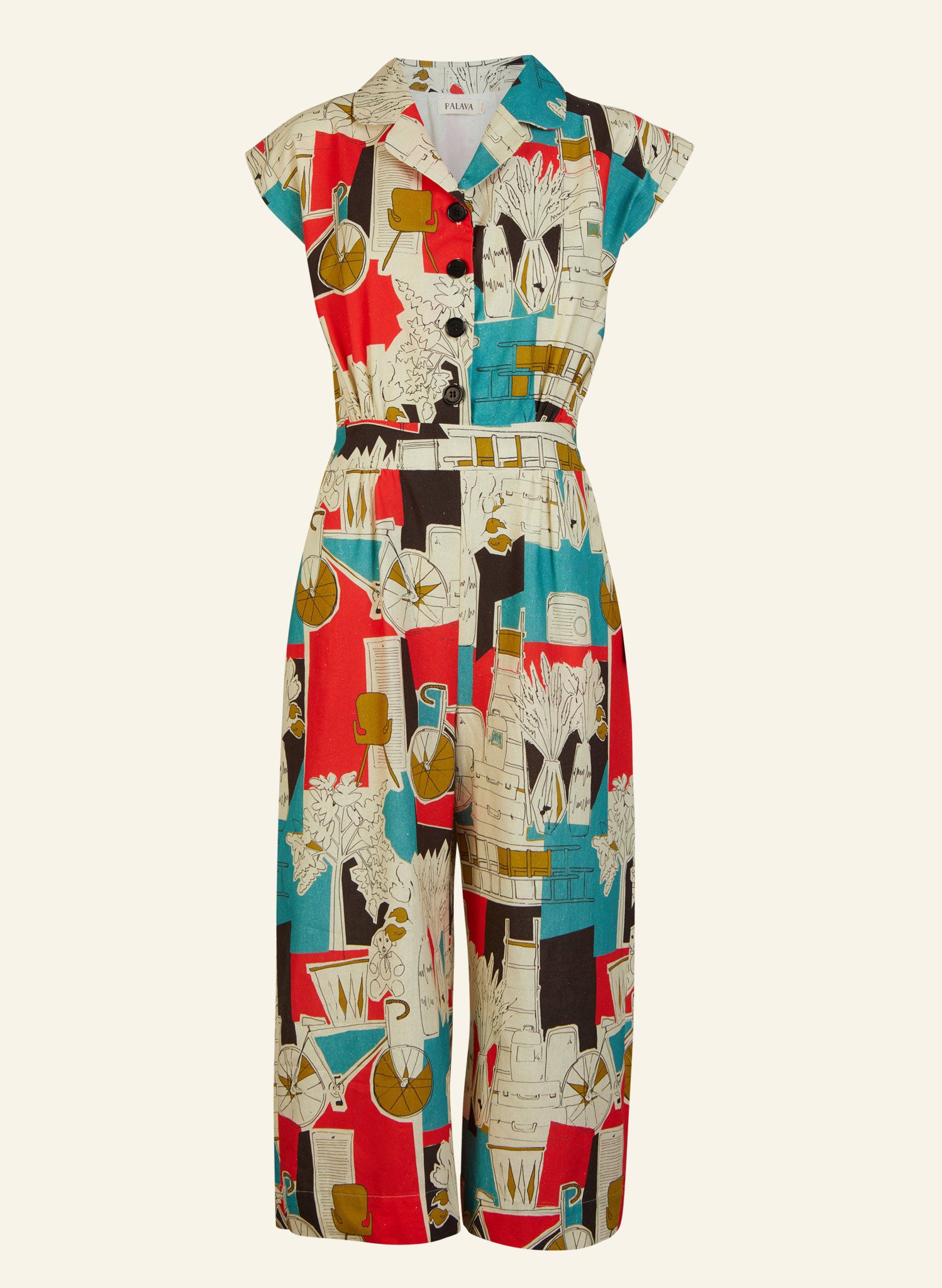 Archive Sale - Size 10 - Francesca - Bric-a-Brac Jumpsuit