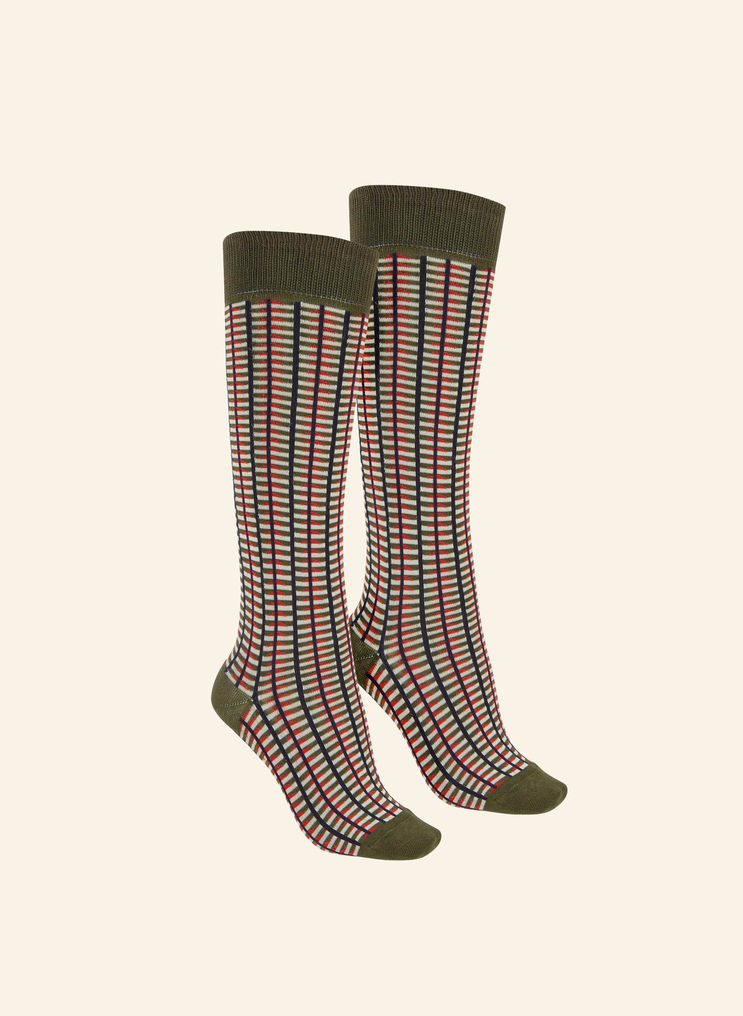 Knee High Socks - Green Barbican