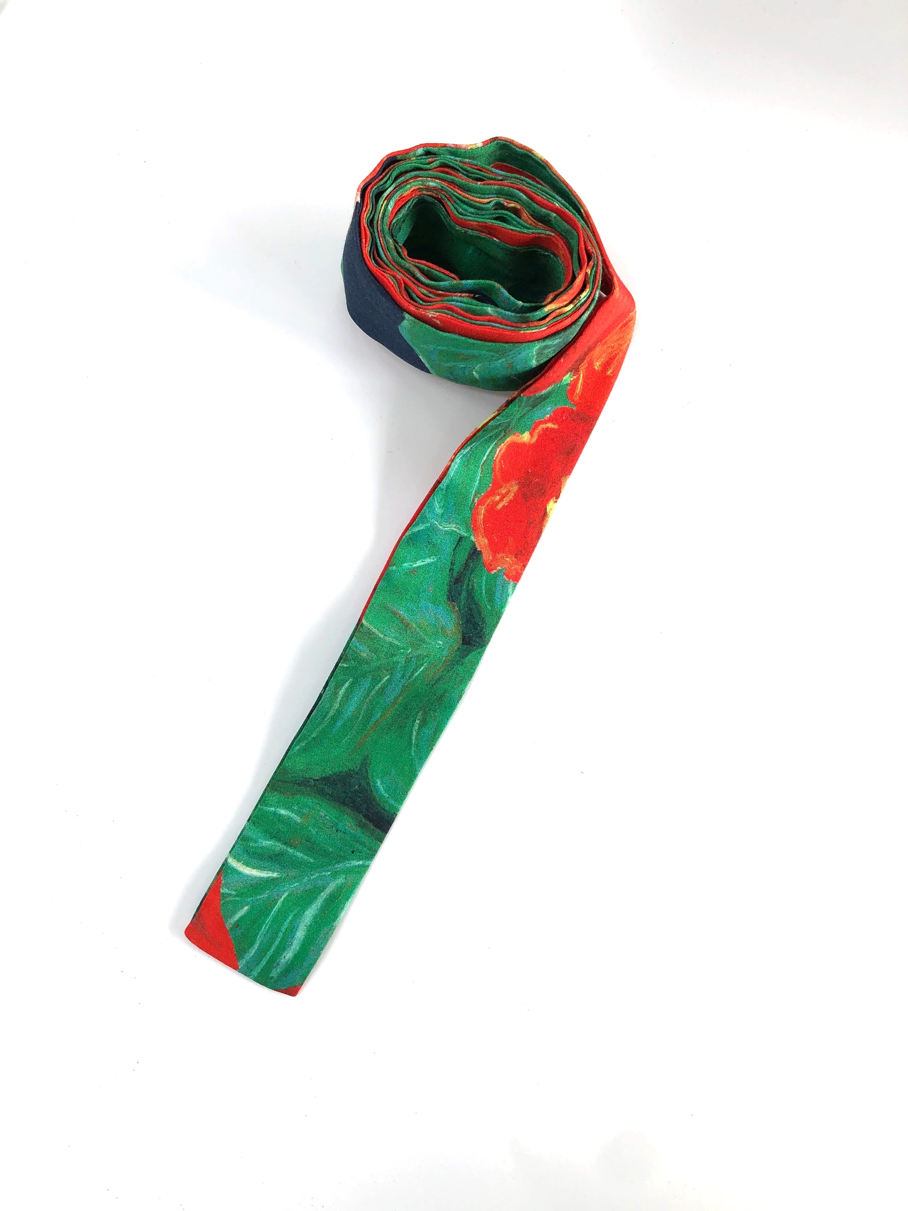 Archive Sale - Tie Belt - Red Camillia