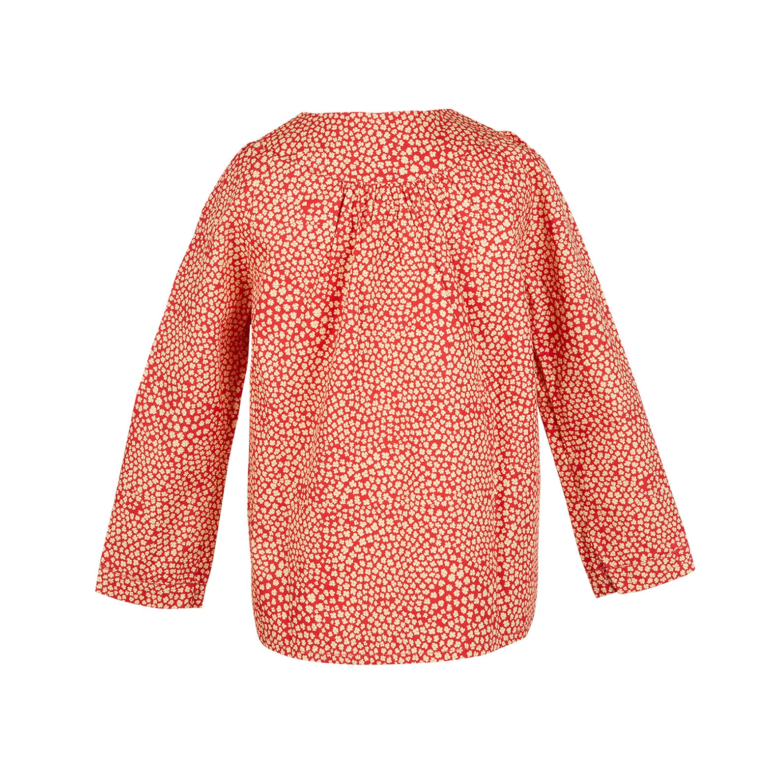 Archive Sale - Poppy - Izzy girl's blouse - Red poppy print