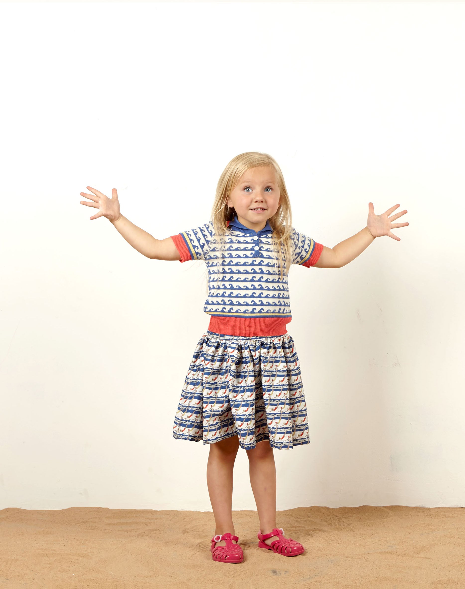 Children's Top - Blue Waves - Palava